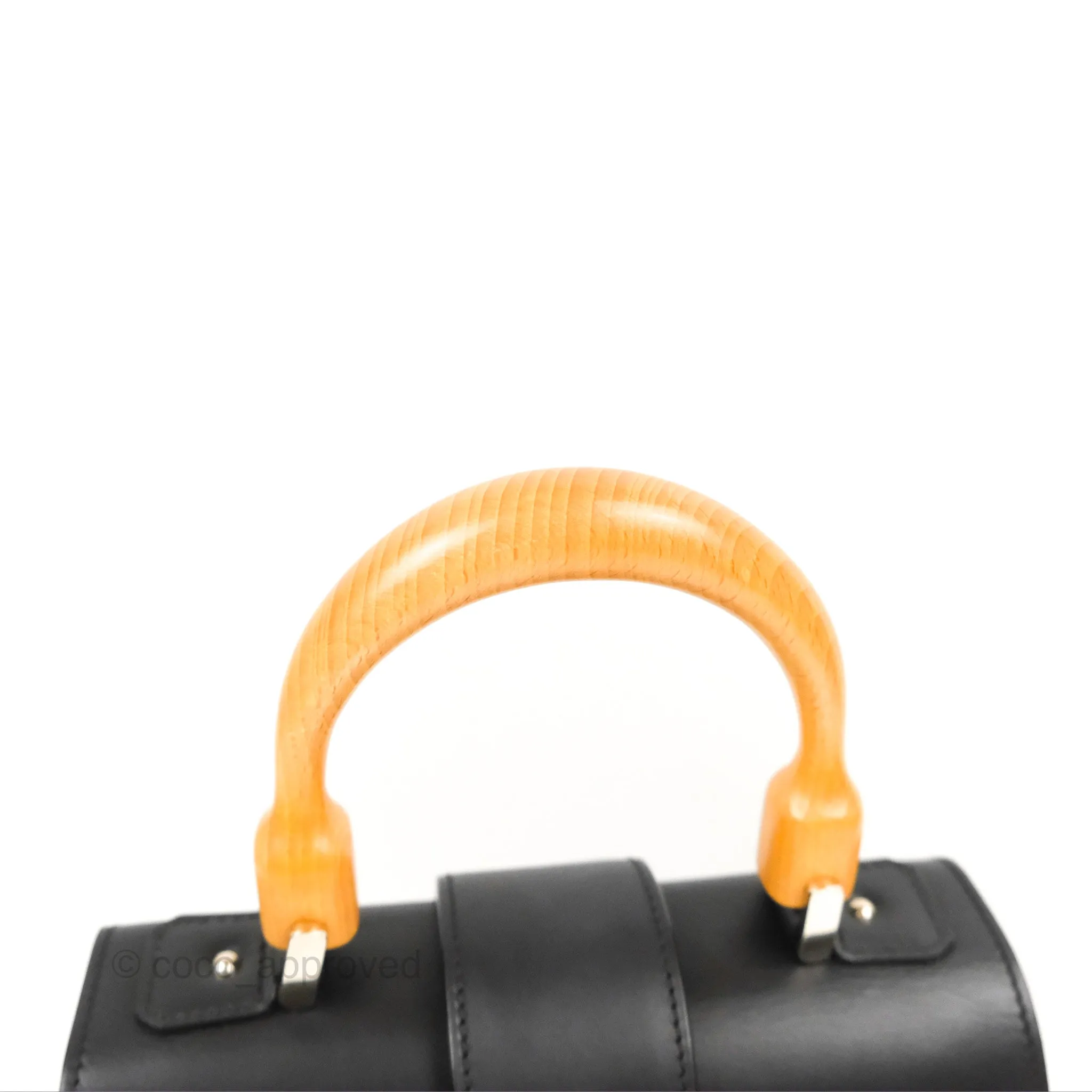 Goyard Sagon Structur PM Bag Black Goyardine Canvas