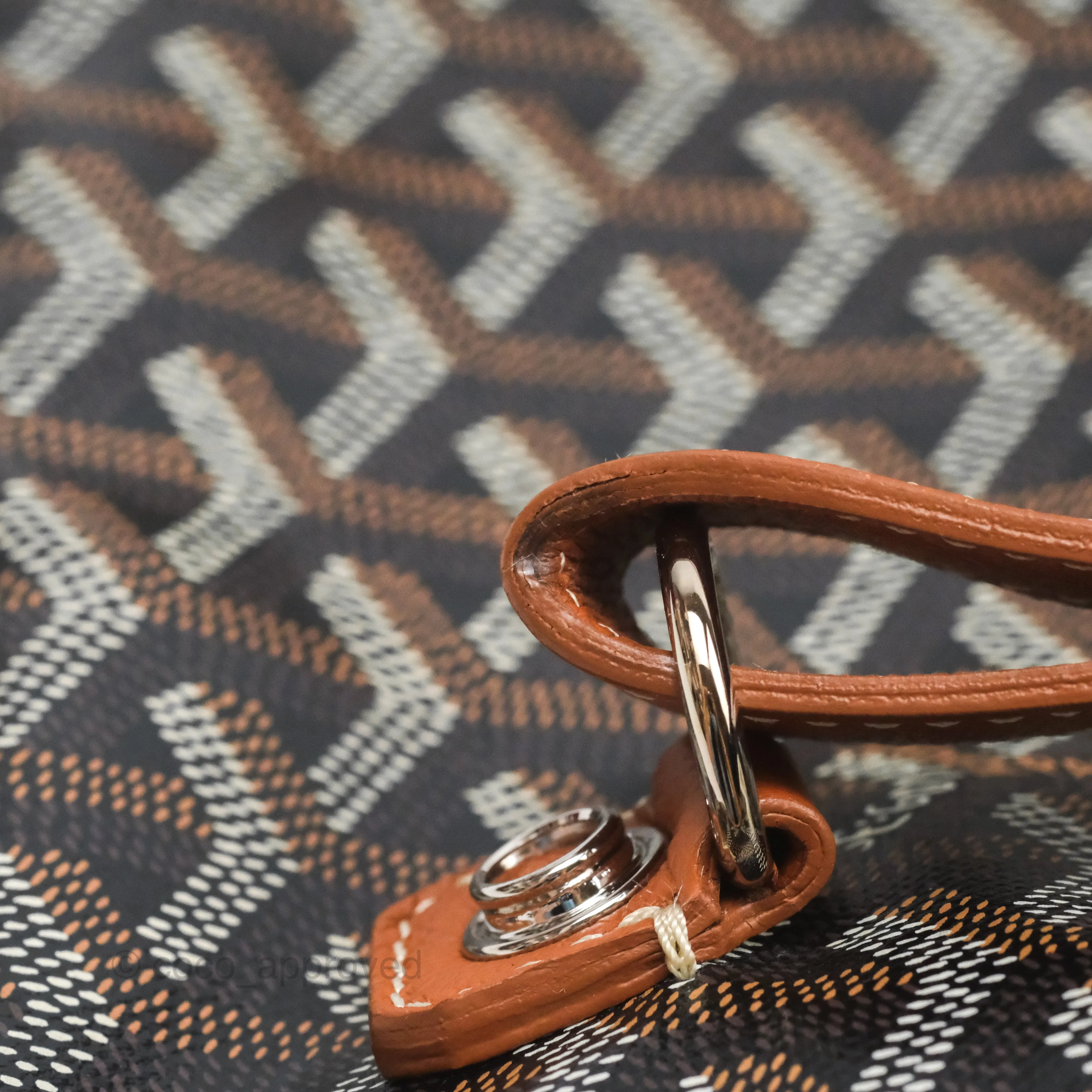 Goyard Saint Lger Backpack Black/ Tan