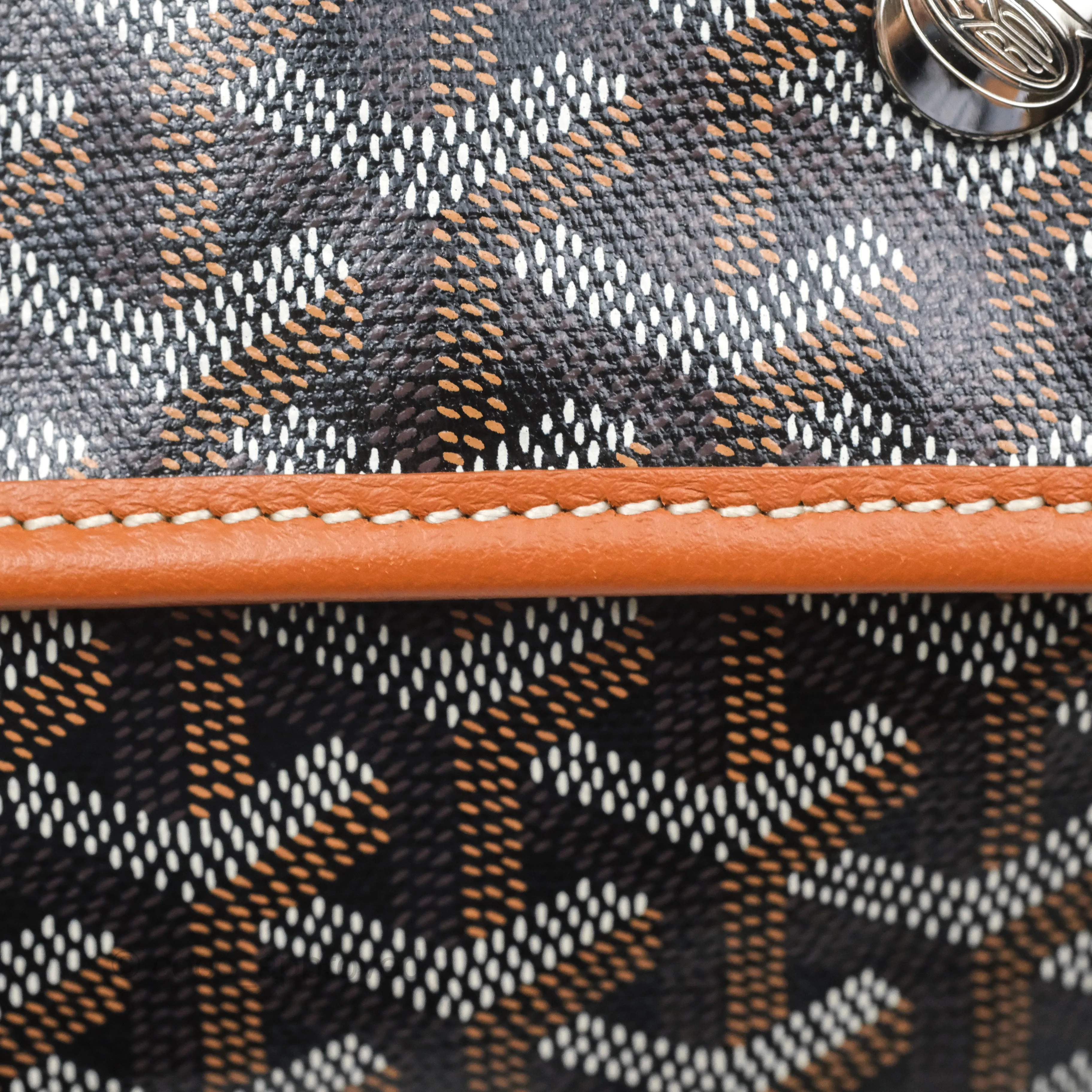 Goyard Saint Lger Backpack Black/ Tan