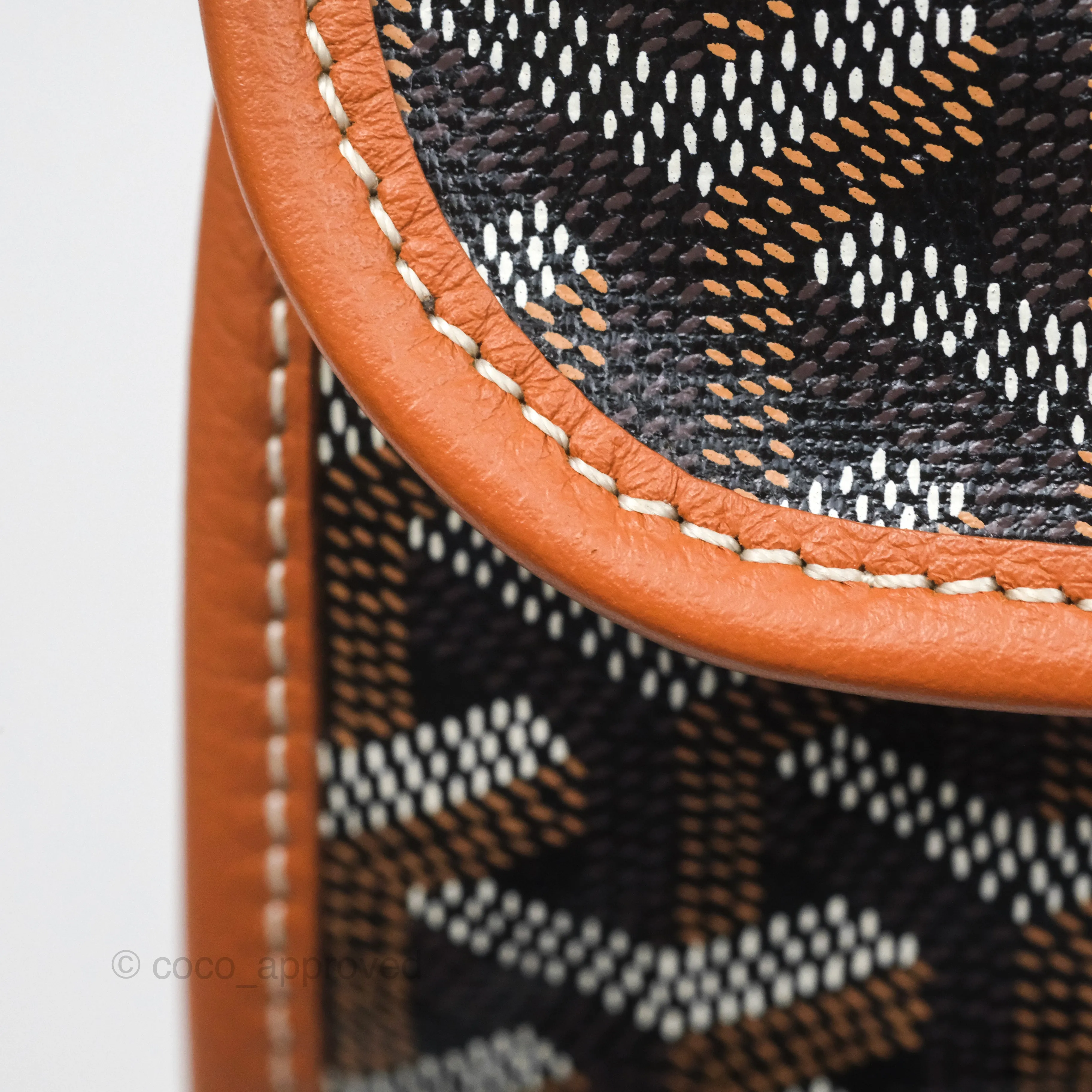 Goyard Saint Lger Backpack Black/ Tan