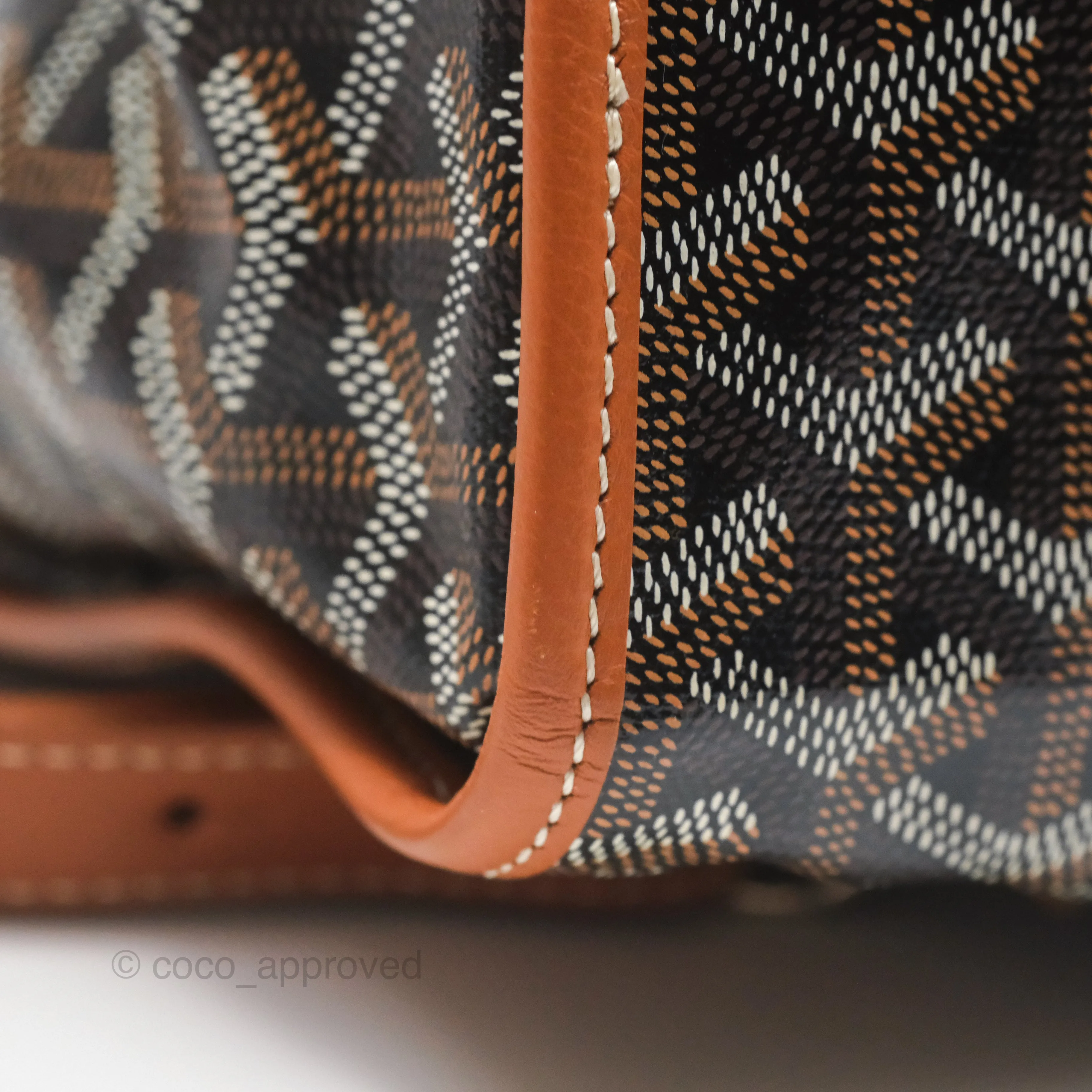 Goyard Saint Lger Backpack Black/ Tan