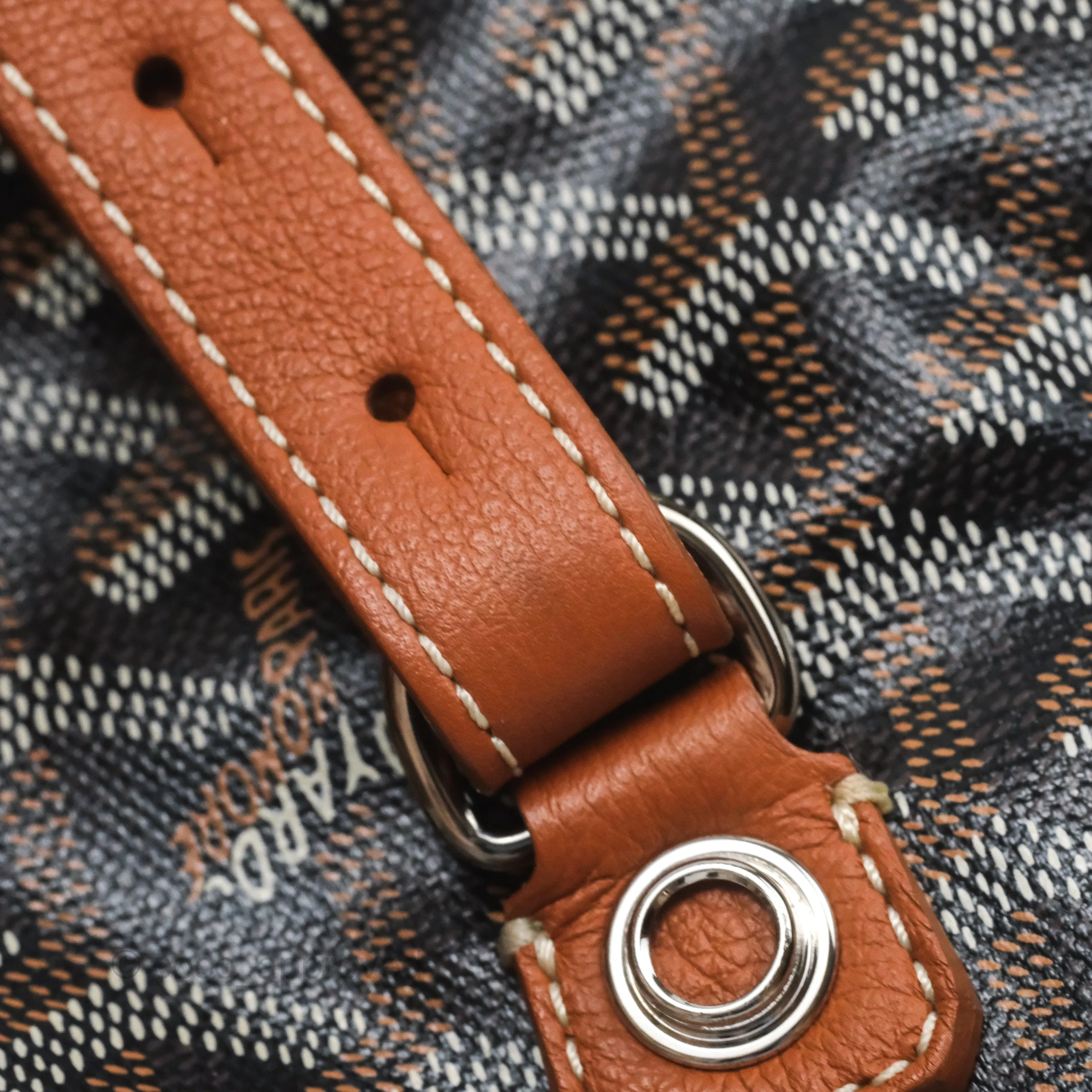 Goyard Saint Lger Backpack Black/ Tan