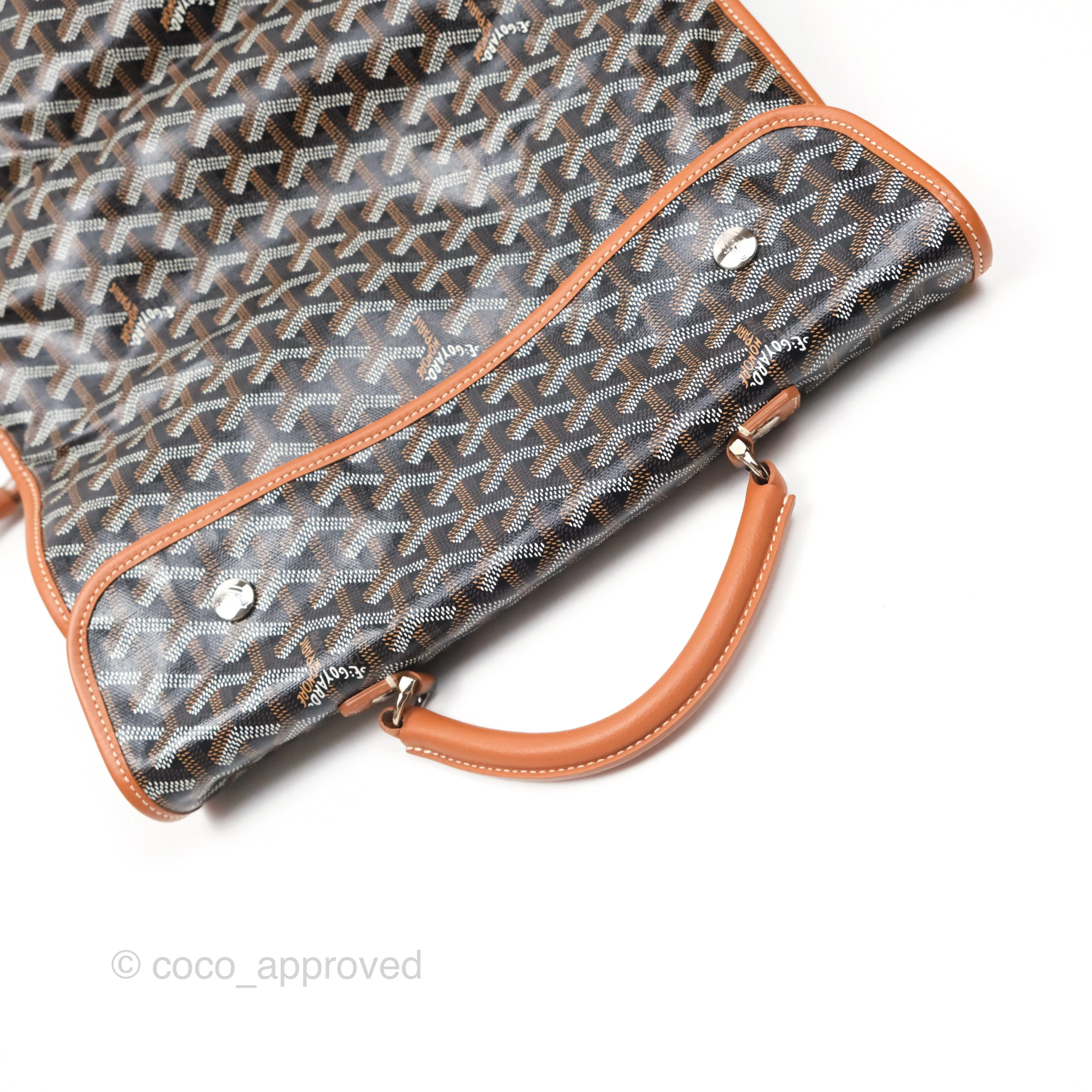 Goyard Saint Lger Backpack Black/ Tan