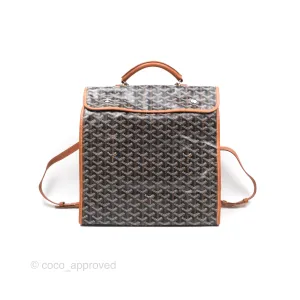 Goyard Saint Lger Backpack Black/ Tan