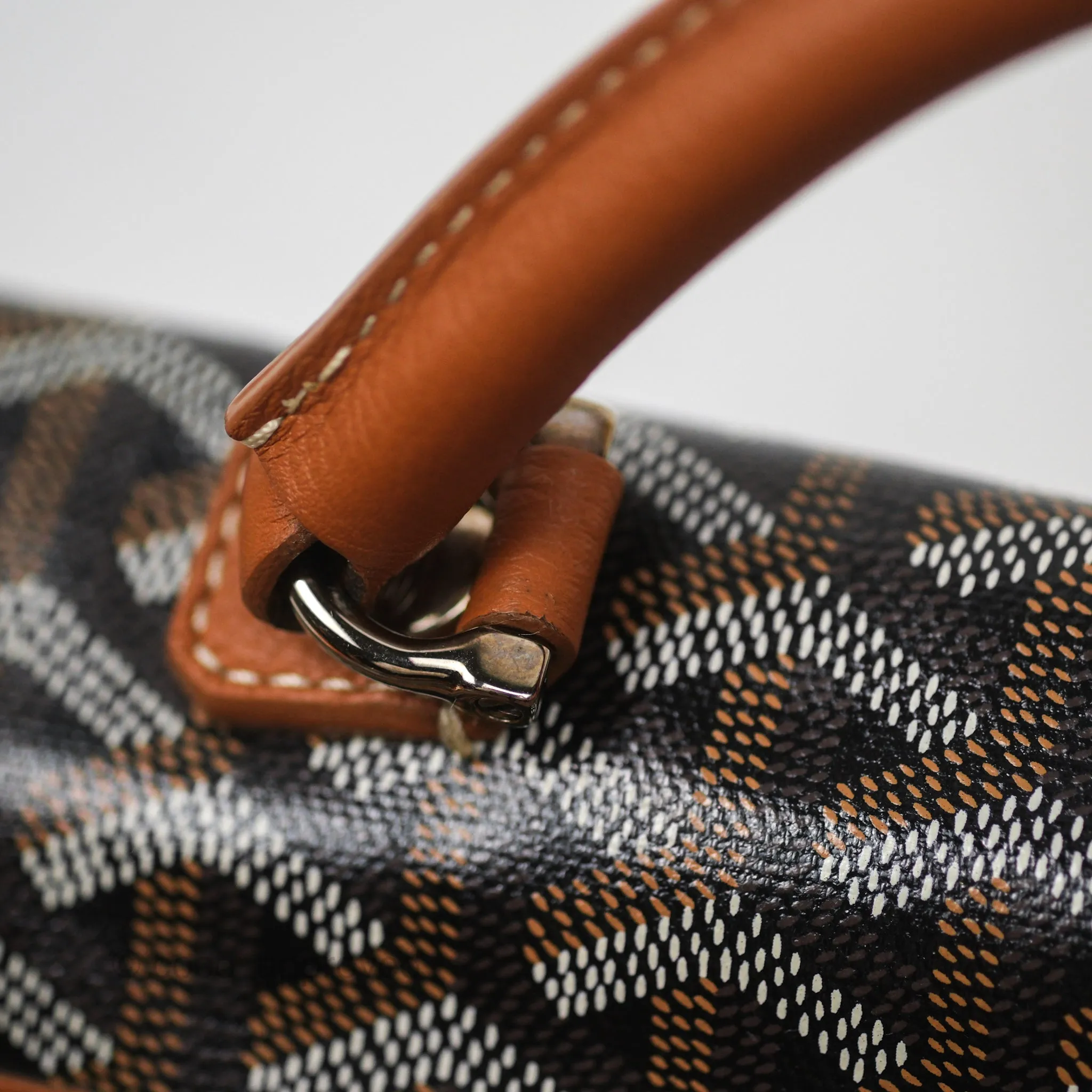 Goyard Saint Lger Backpack Black/ Tan