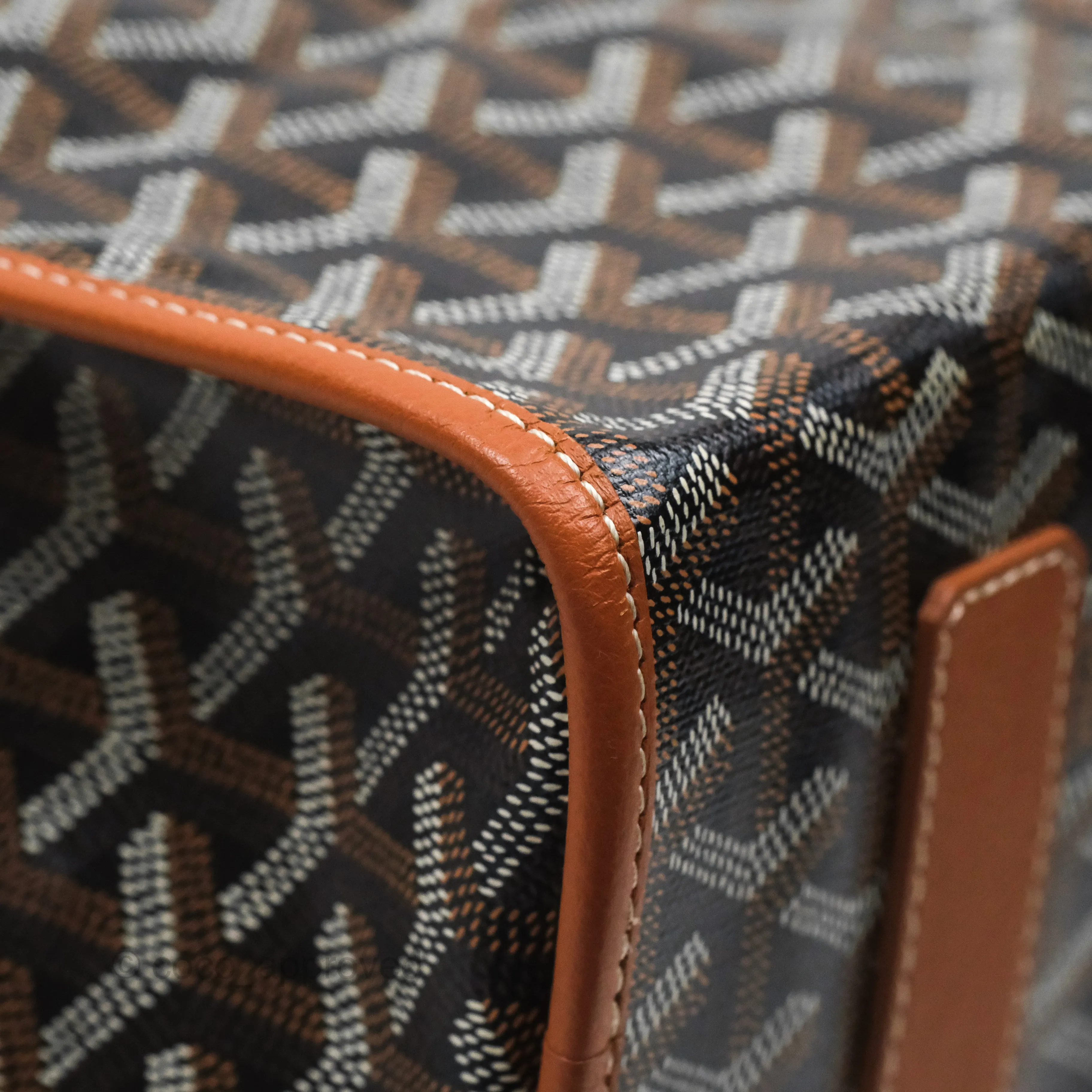 Goyard Saint Lger Backpack Black/ Tan