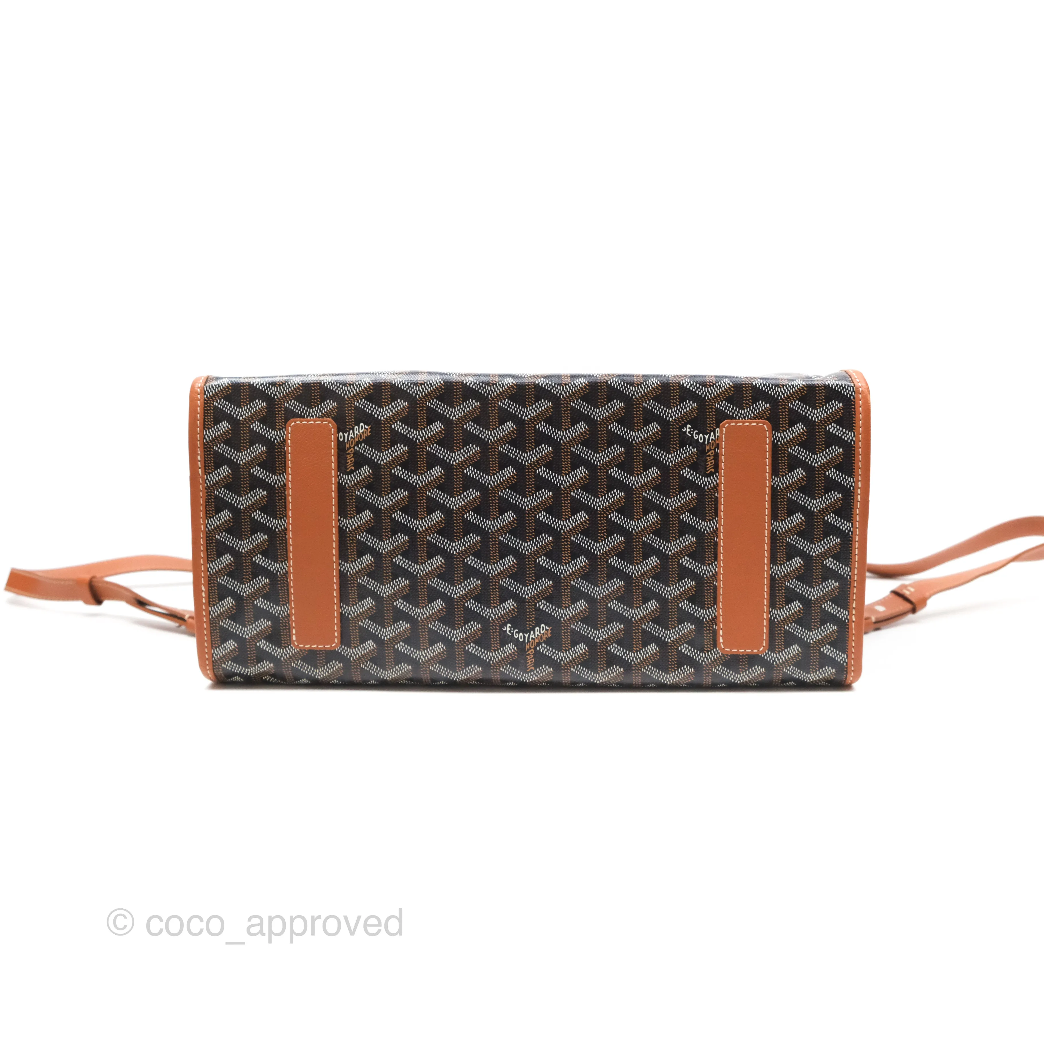 Goyard Saint Lger Backpack Black/ Tan