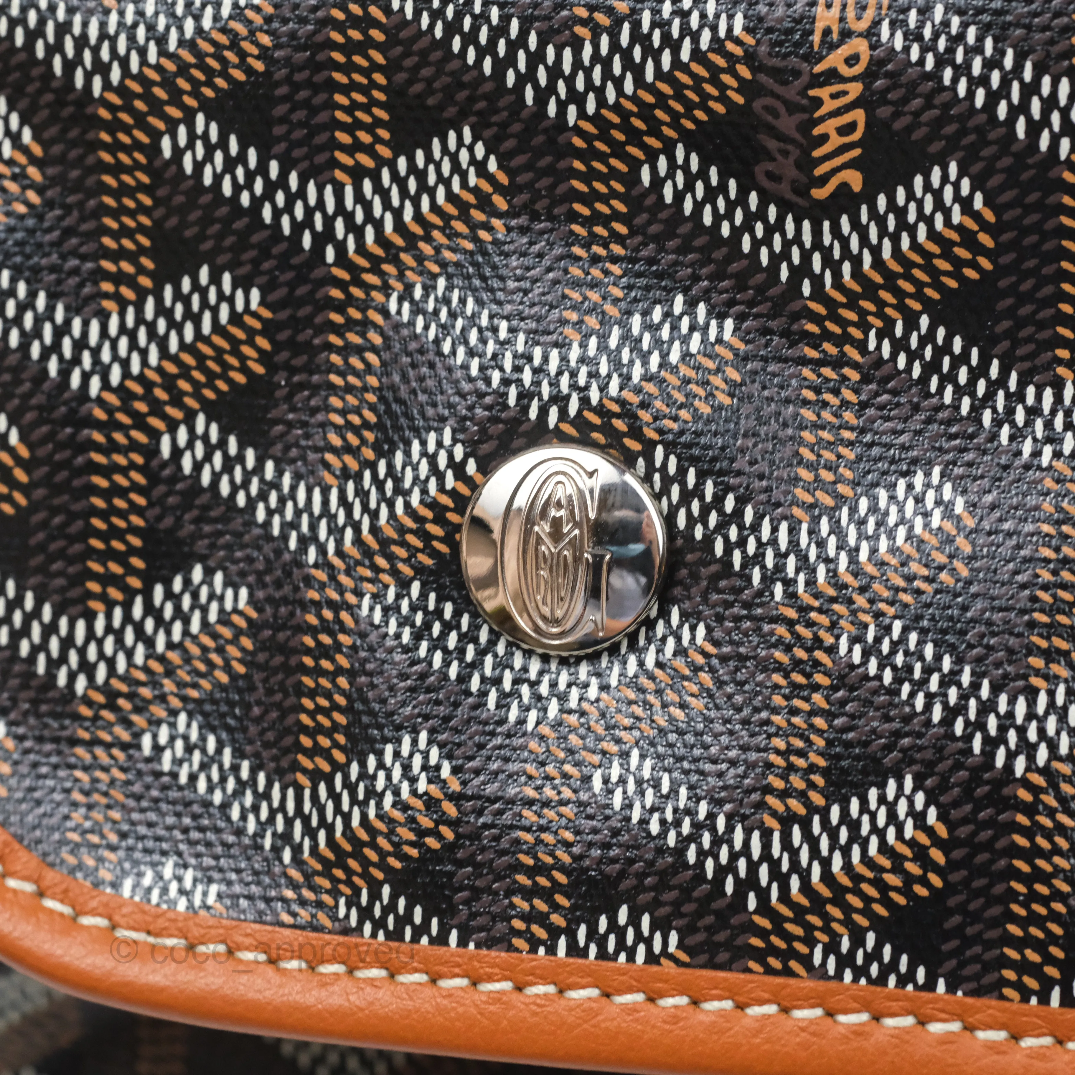 Goyard Saint Lger Backpack Black/ Tan