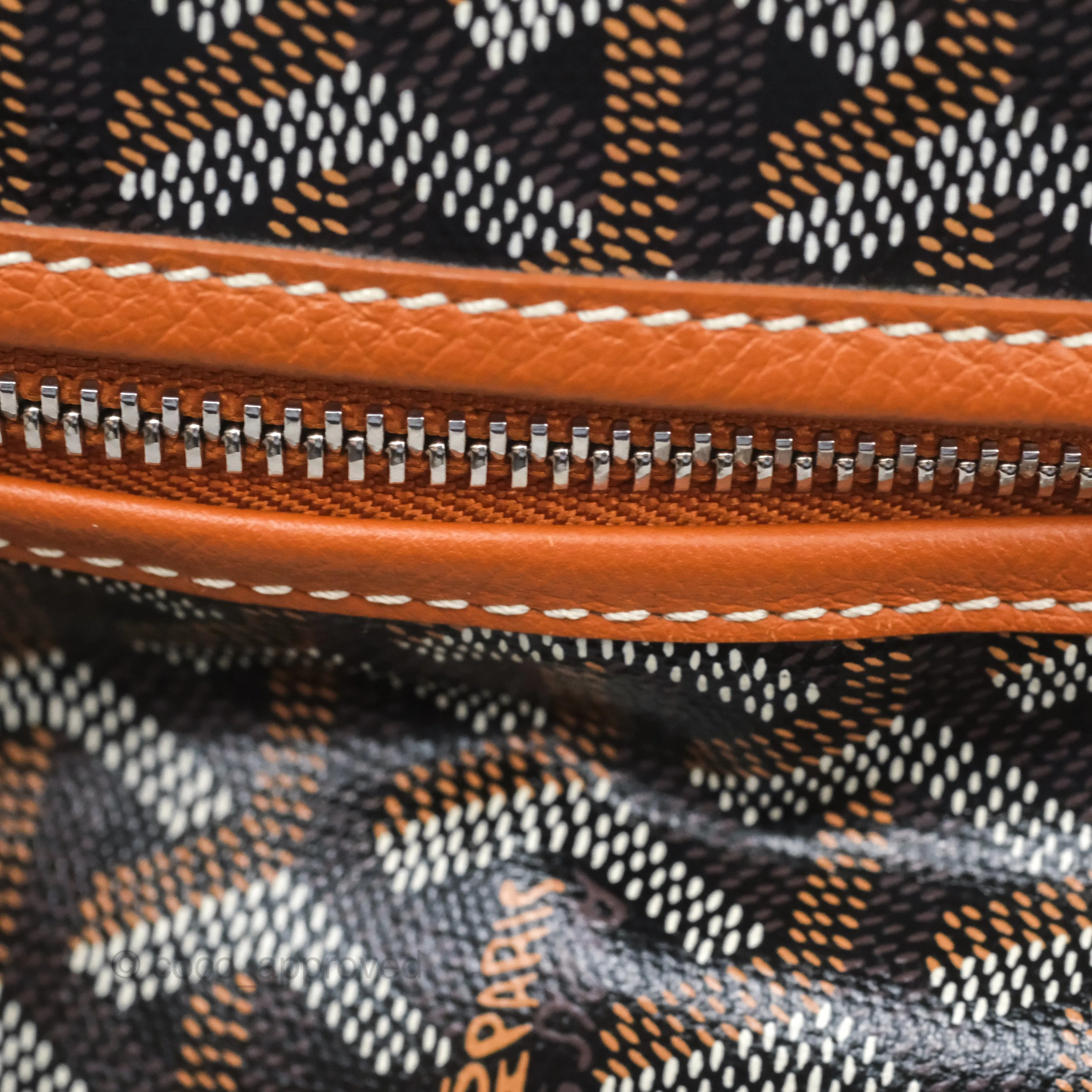 Goyard Saint Lger Backpack Black/ Tan