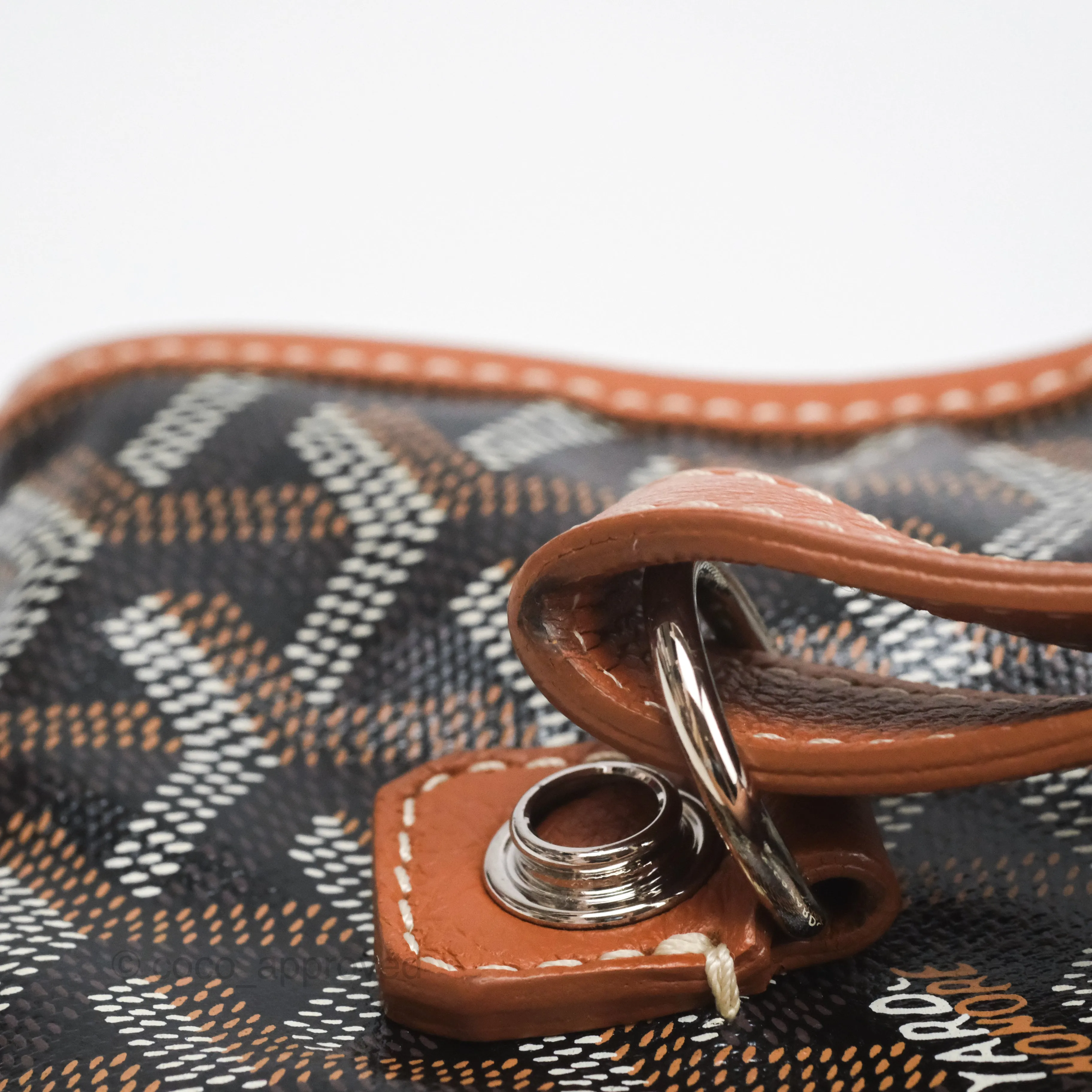 Goyard Saint Lger Backpack Black/ Tan