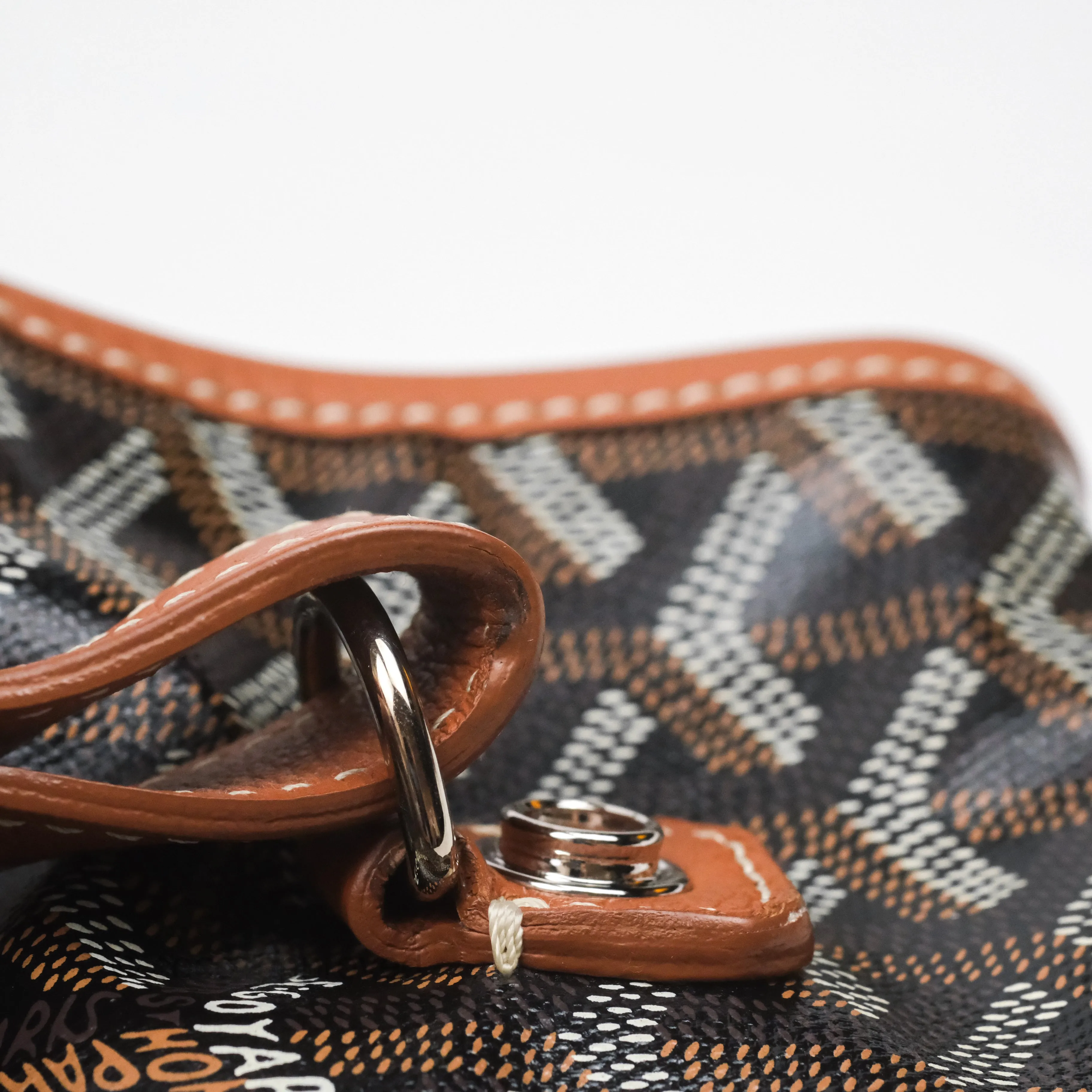 Goyard Saint Lger Backpack Black/ Tan