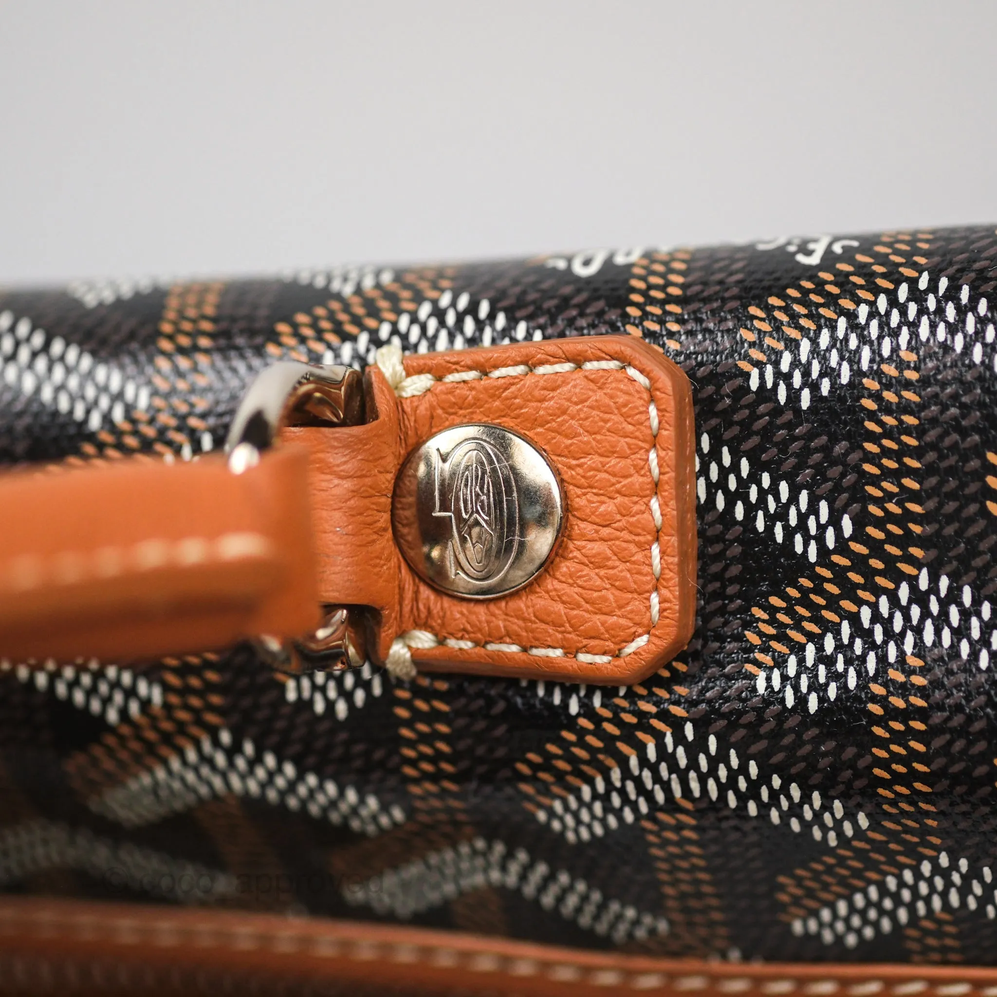 Goyard Saint Lger Backpack Black/ Tan
