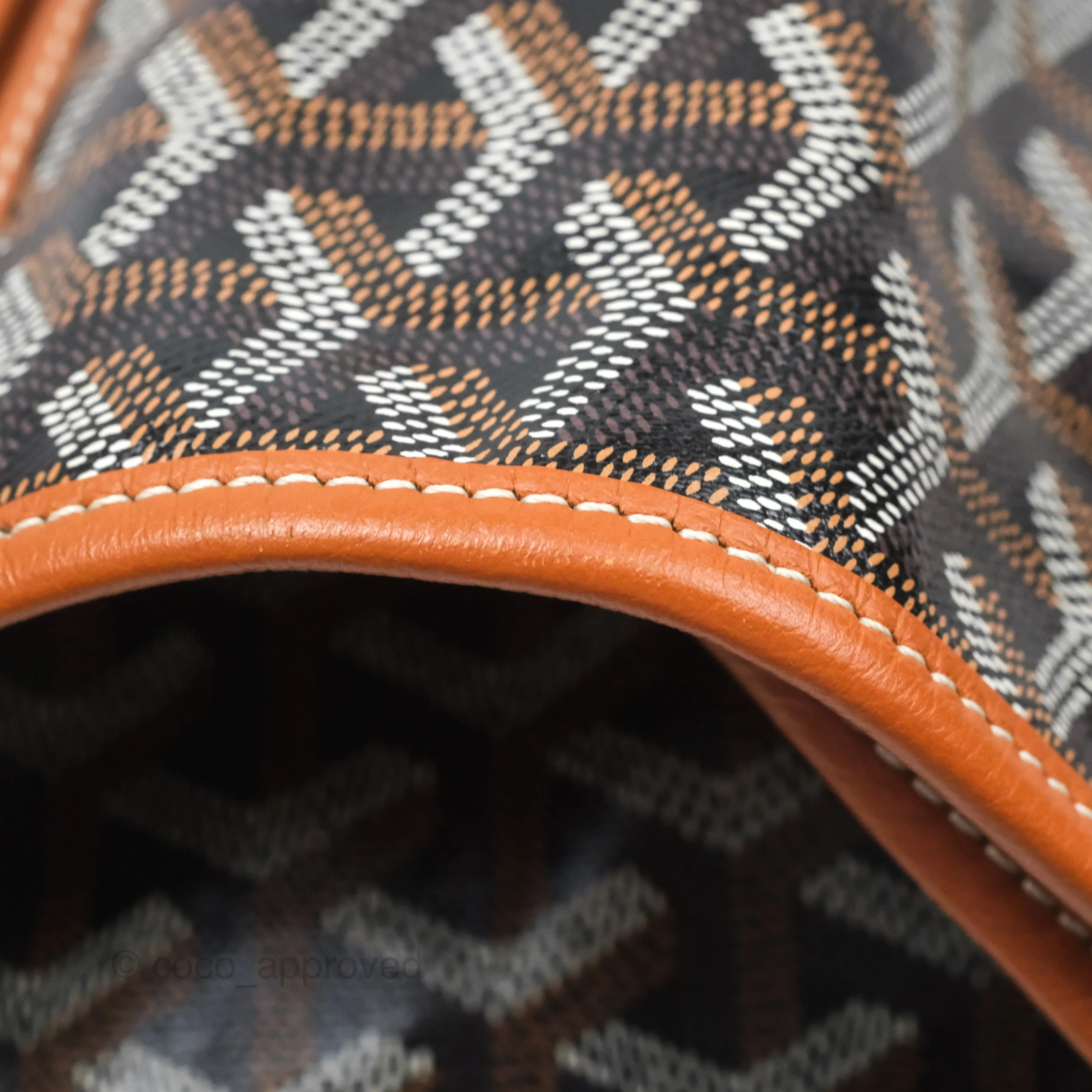 Goyard Saint Lger Backpack Black/ Tan