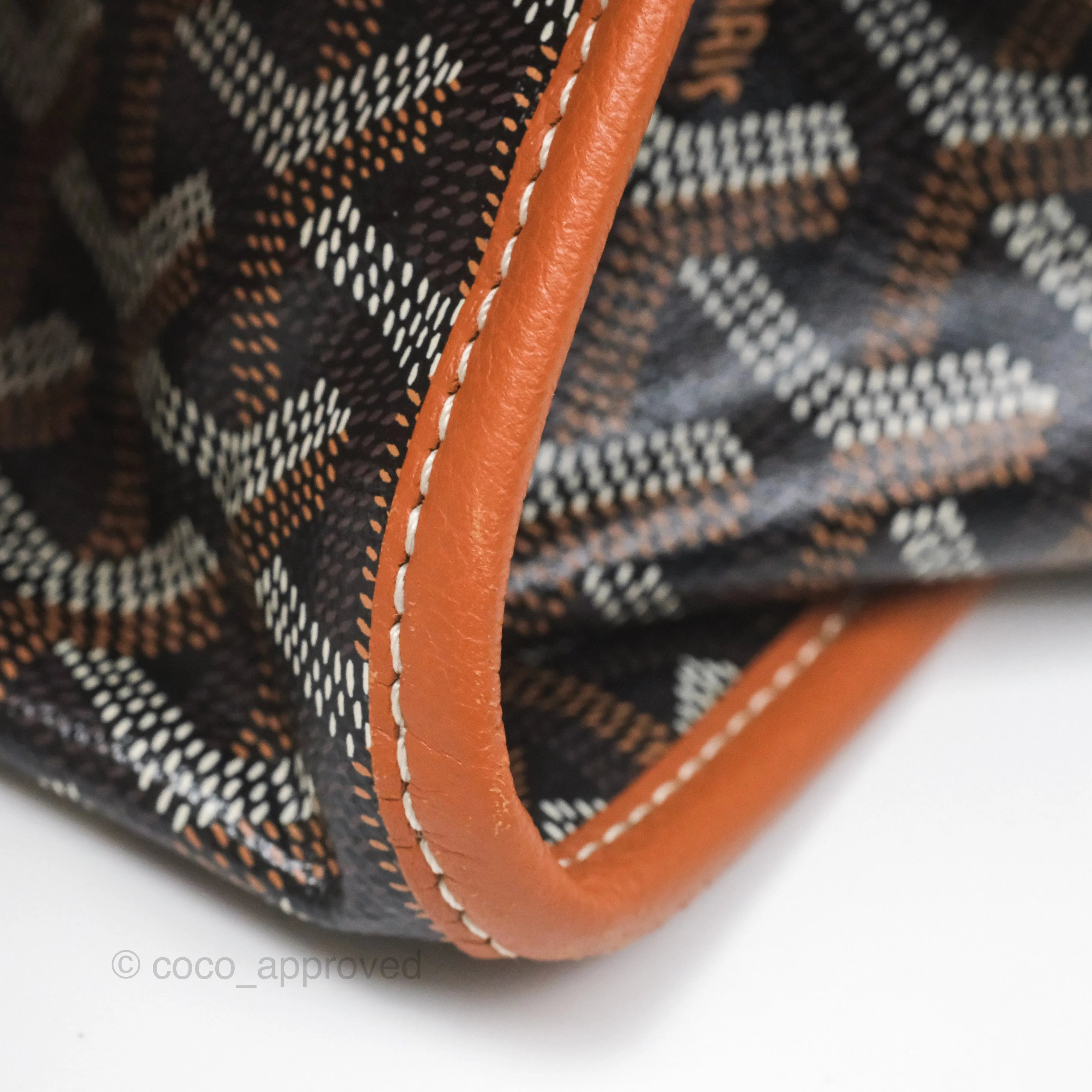 Goyard Saint Lger Backpack Black/ Tan