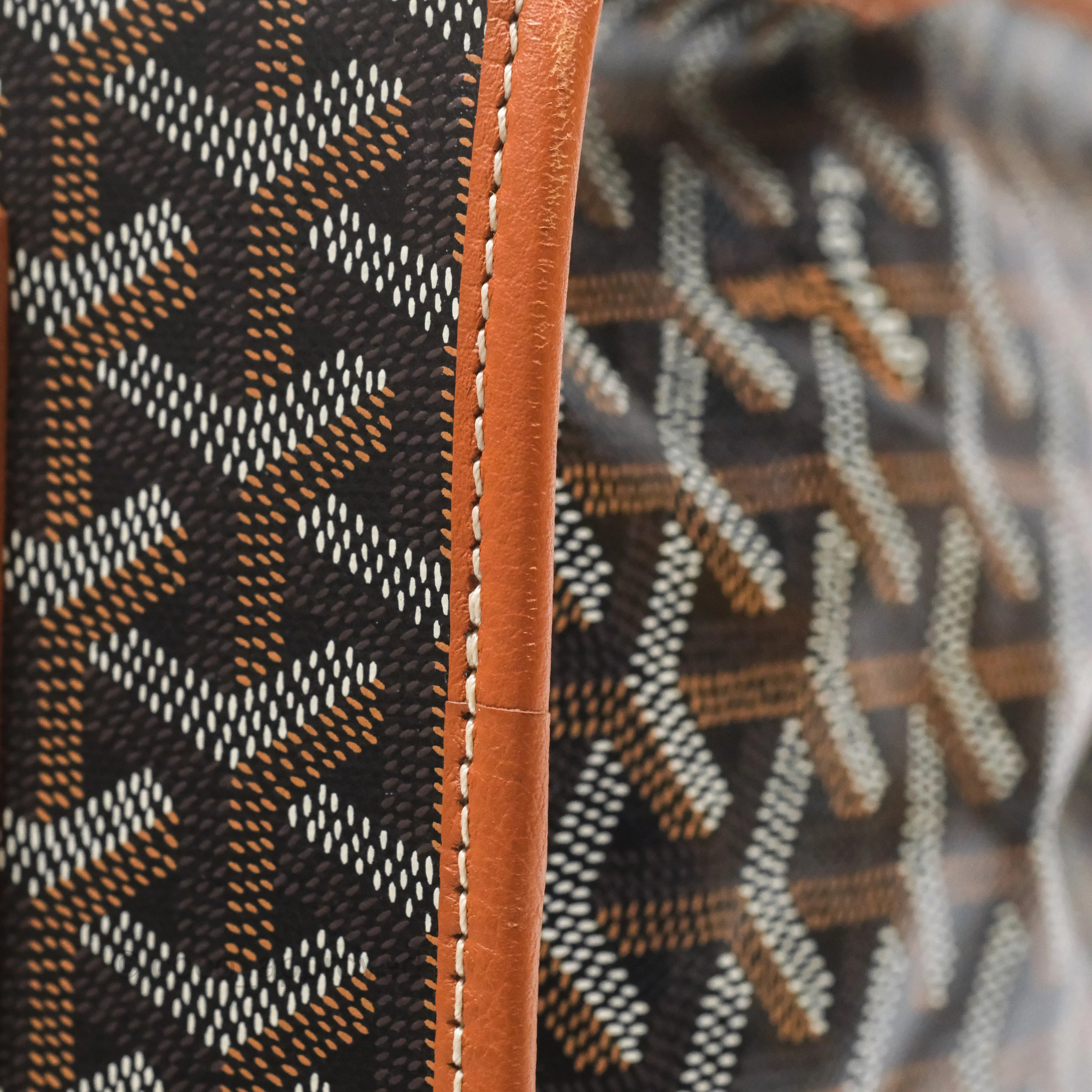 Goyard Saint Lger Backpack Black/ Tan