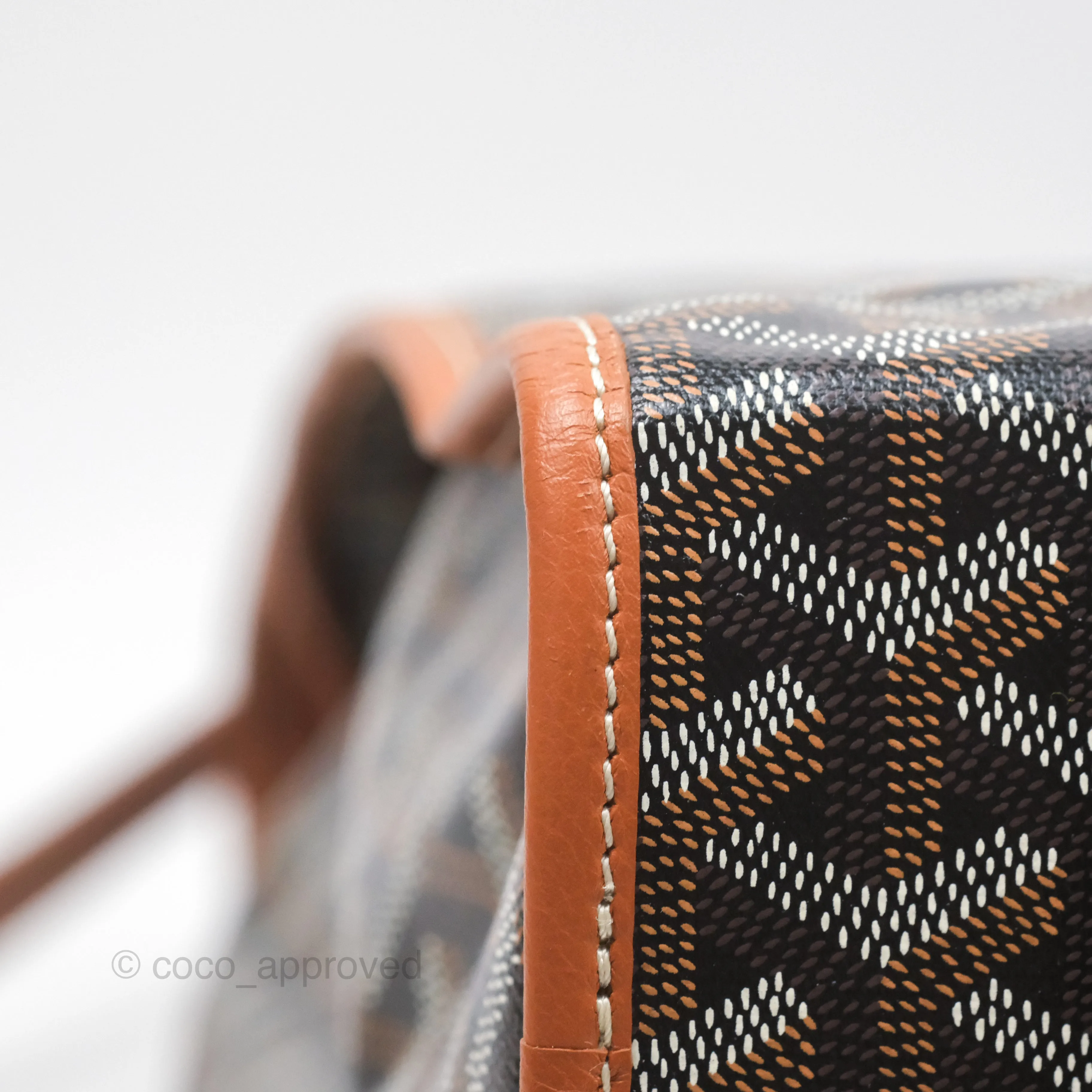Goyard Saint Lger Backpack Black/ Tan