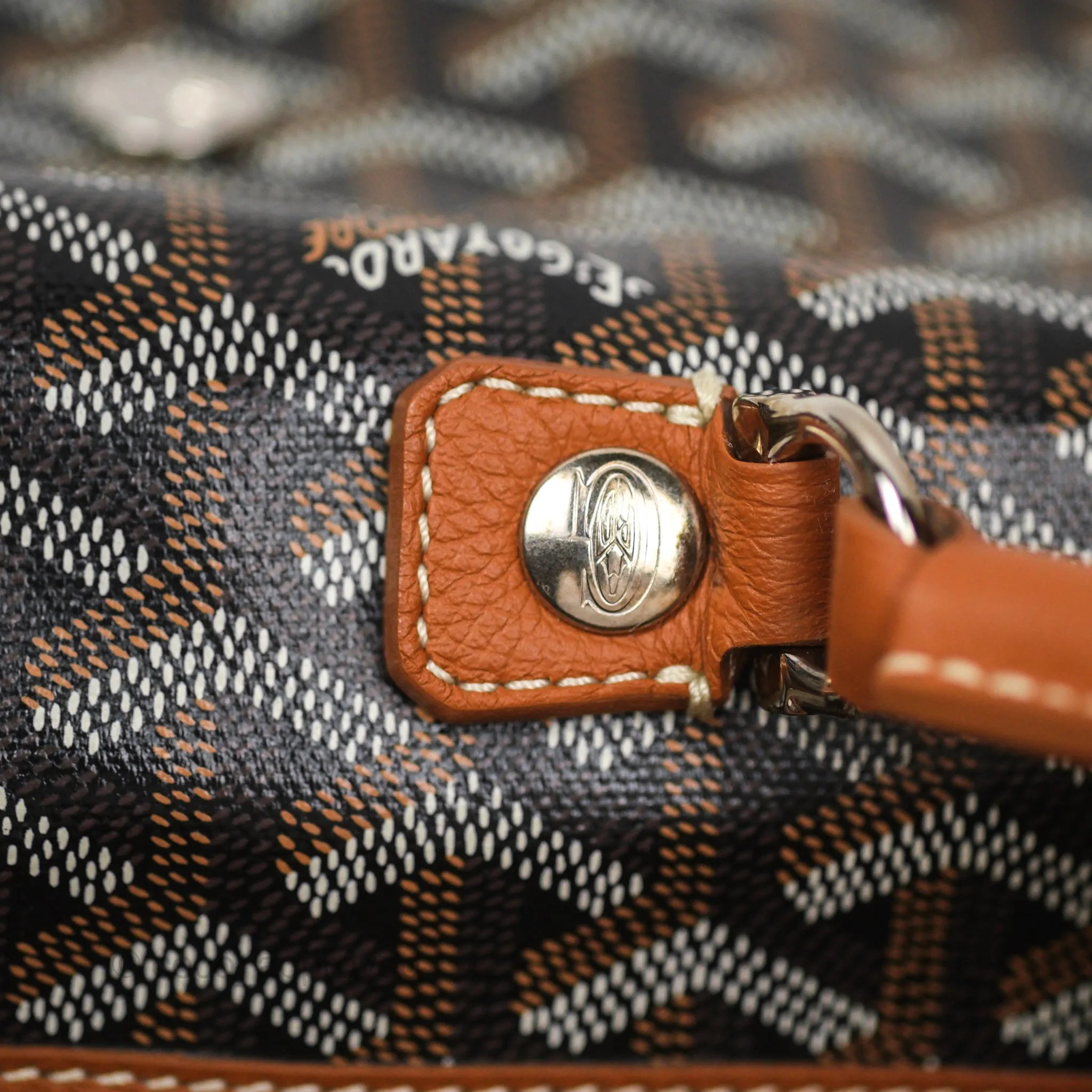 Goyard Saint Lger Backpack Black/ Tan