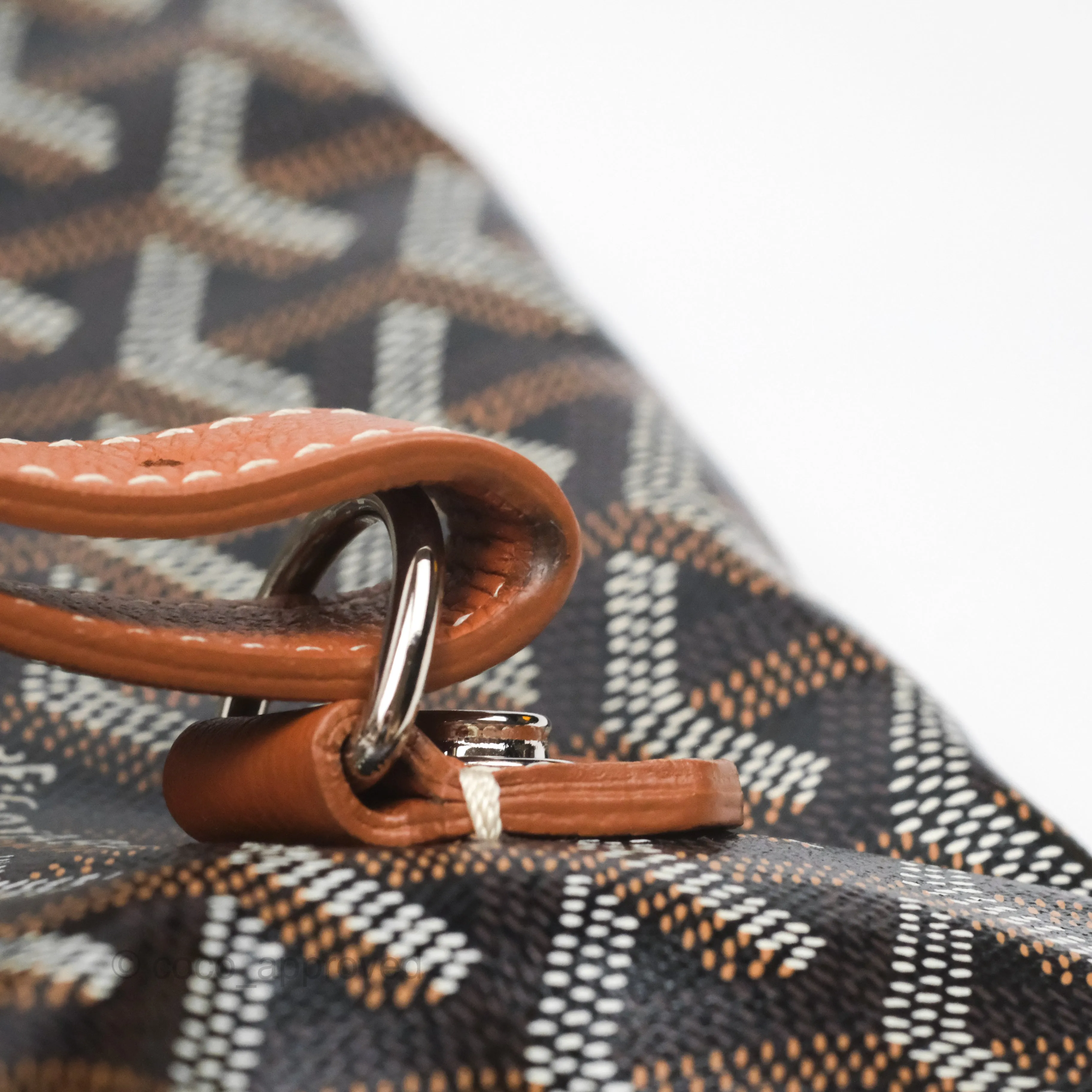 Goyard Saint Lger Backpack Black/ Tan
