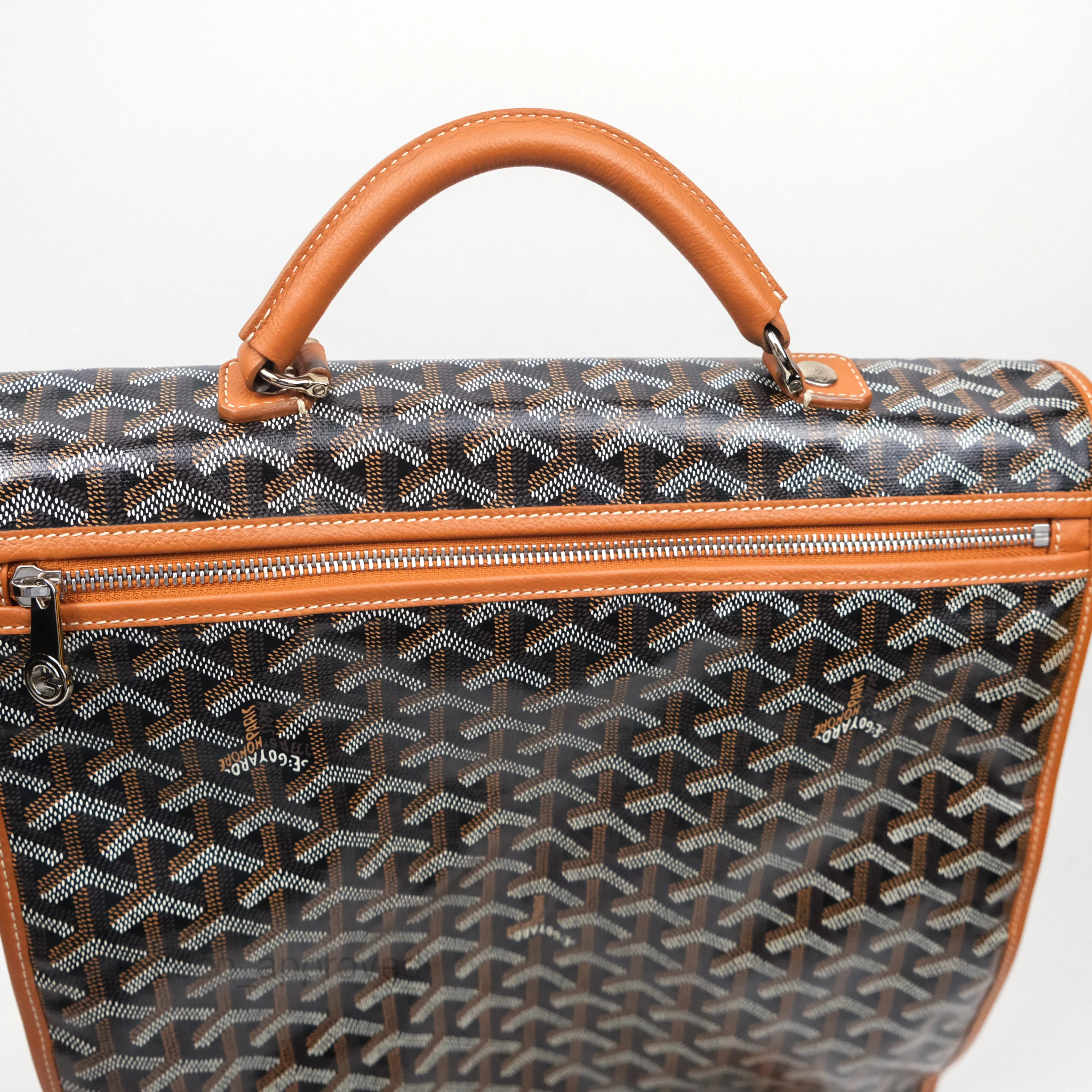 Goyard Saint Lger Backpack Black/ Tan