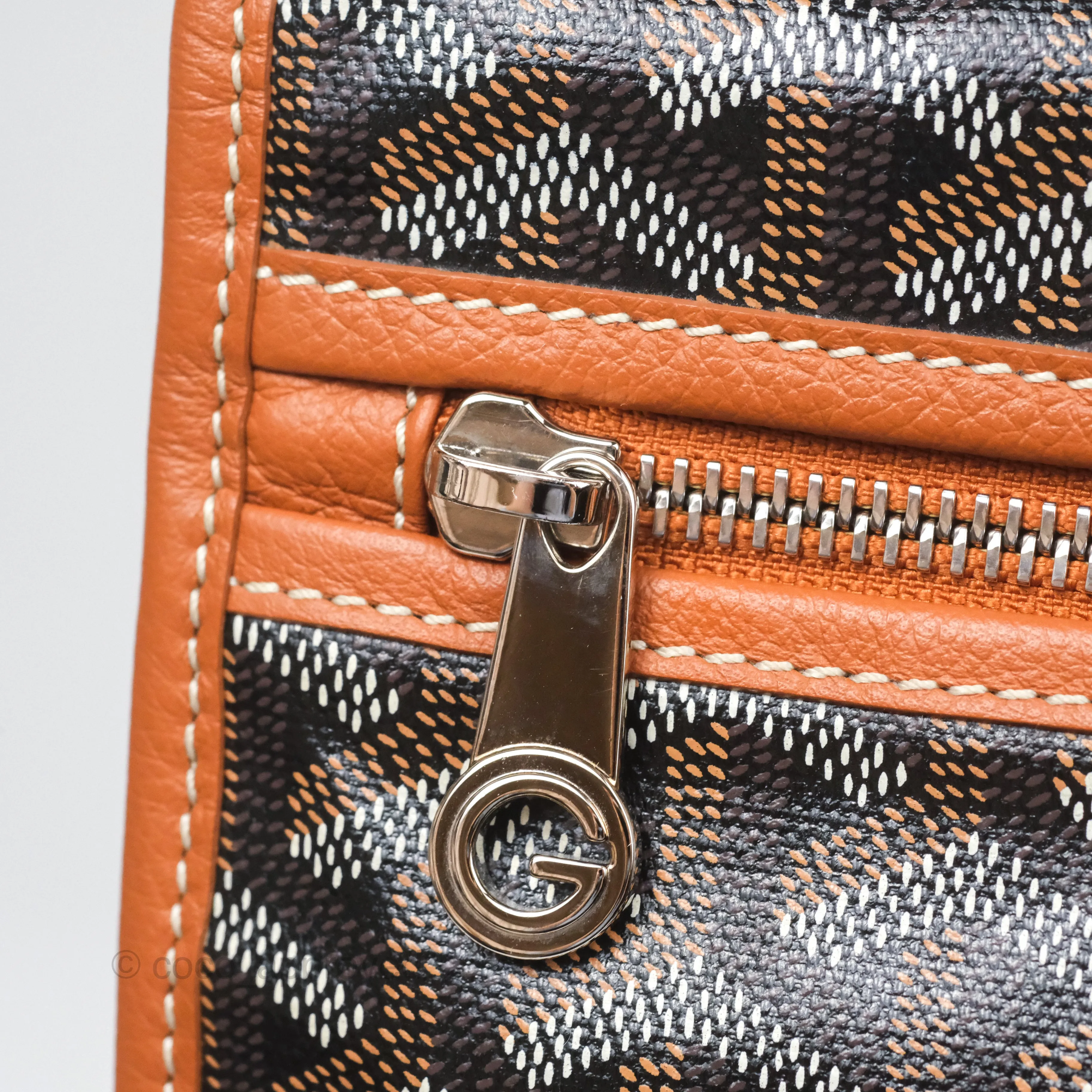 Goyard Saint Lger Backpack Black/ Tan