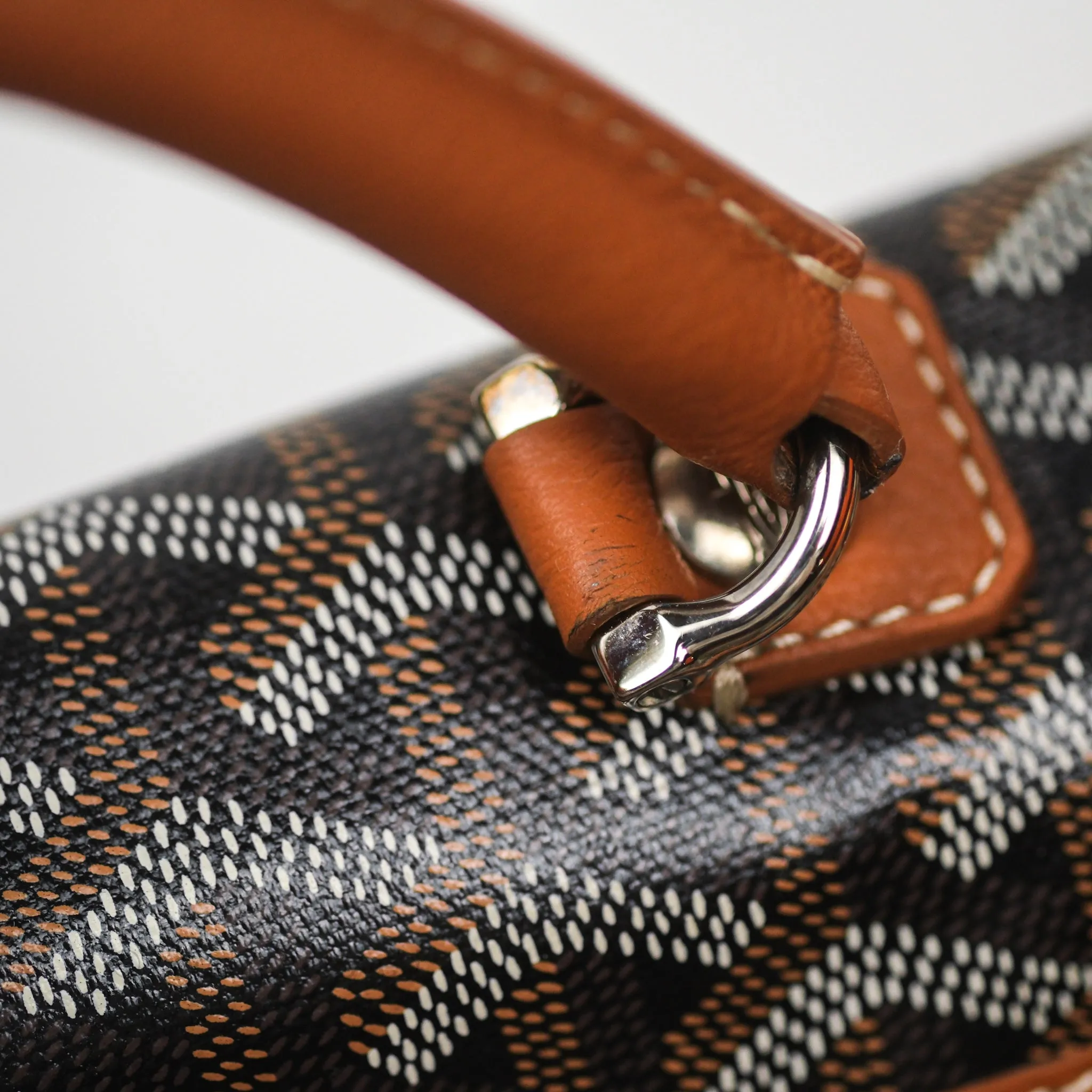 Goyard Saint Lger Backpack Black/ Tan