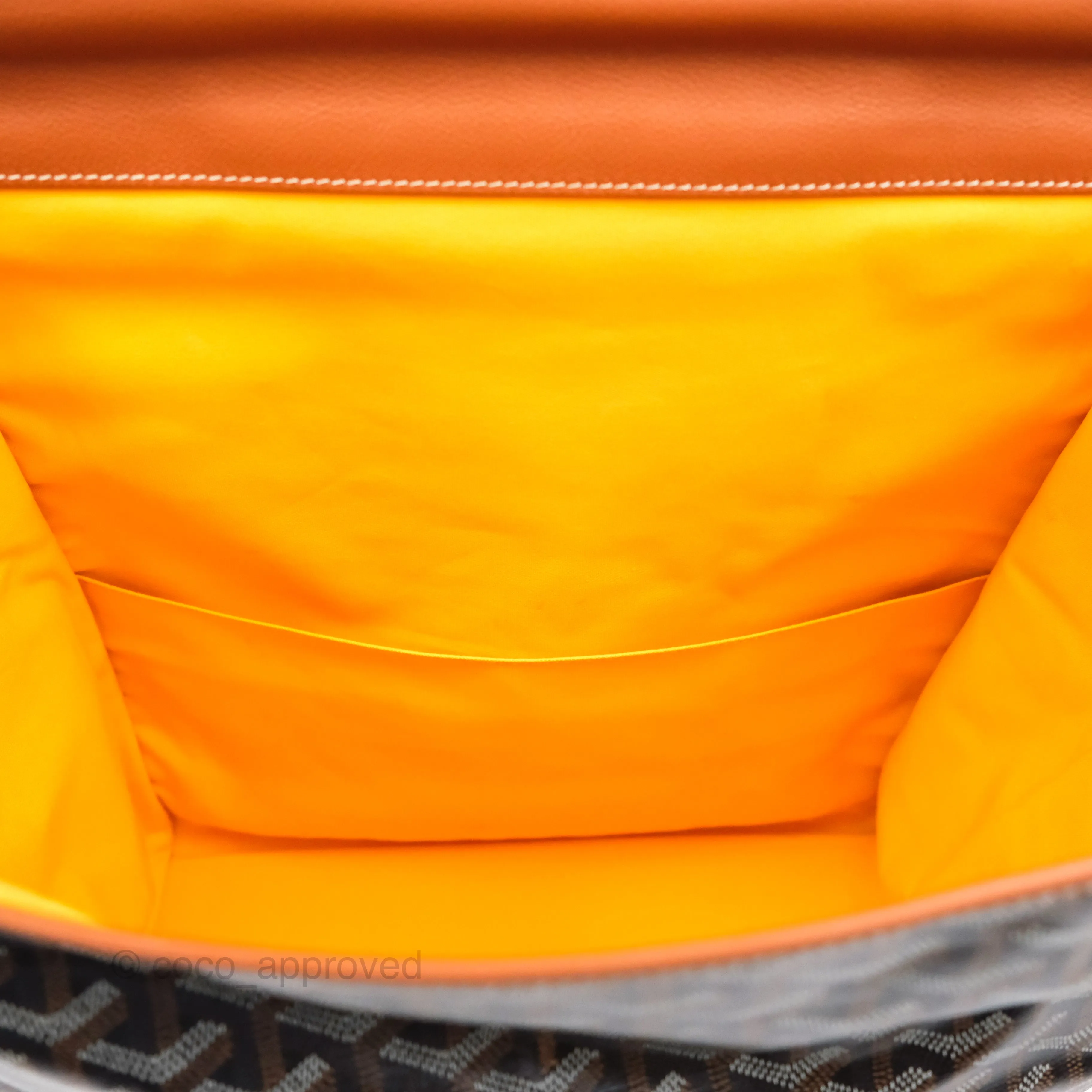 Goyard Saint Lger Backpack Black/ Tan