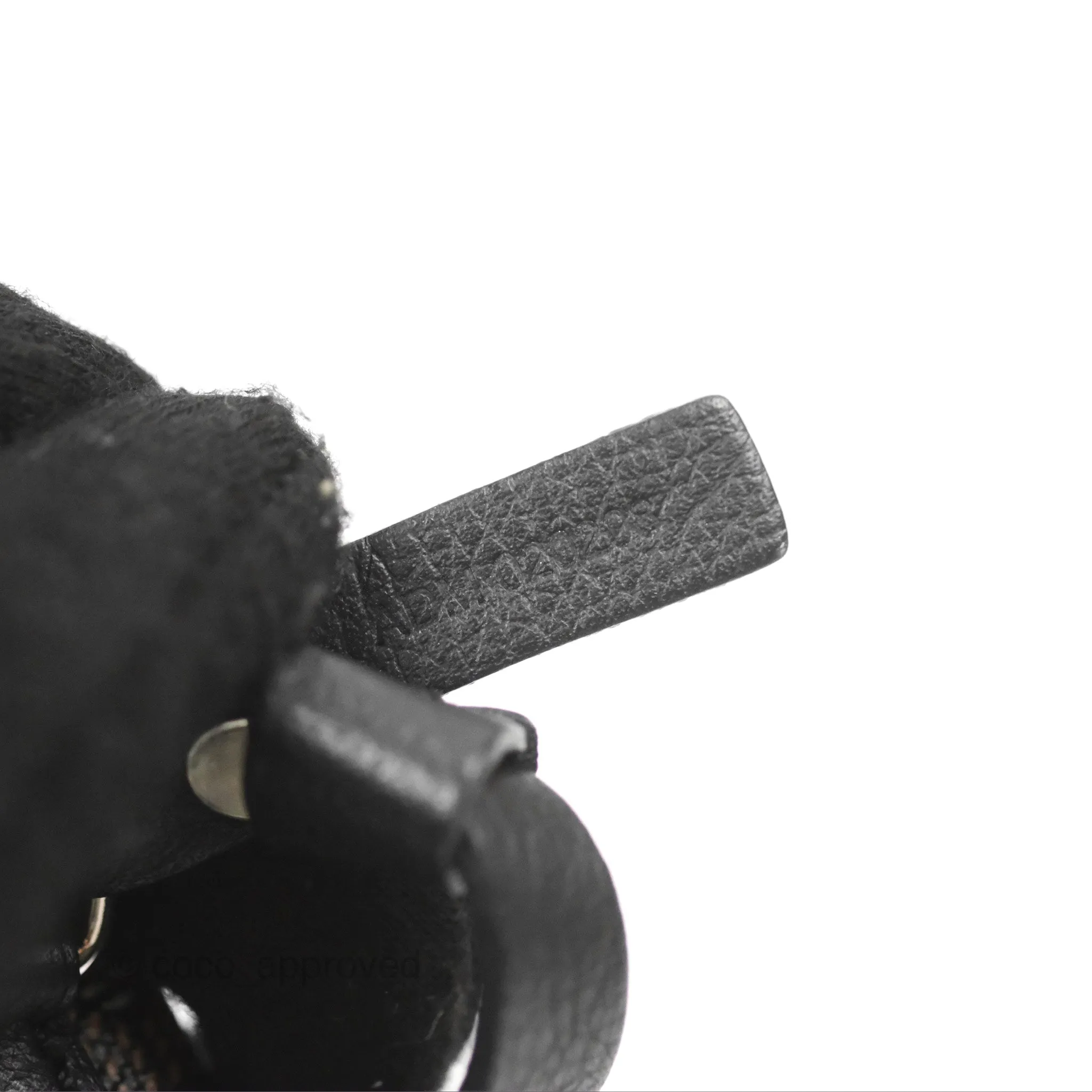 Goyard Saint Louis Black Goyardine Canvas PM