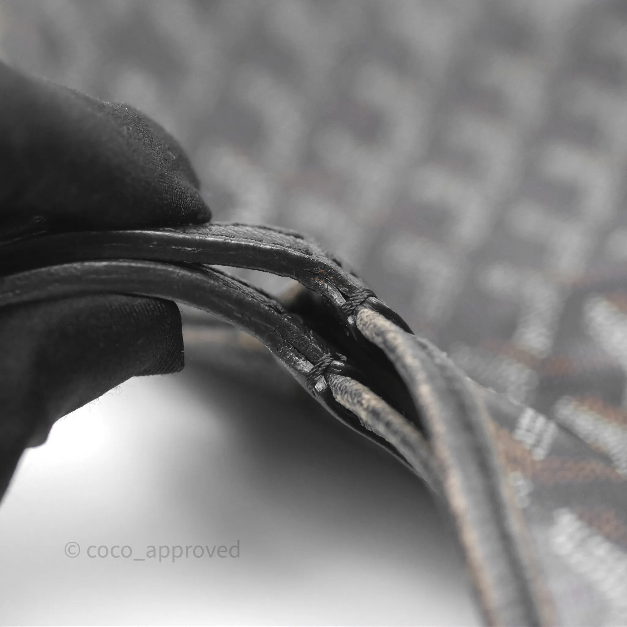 Goyard Saint Louis Black Goyardine Canvas PM