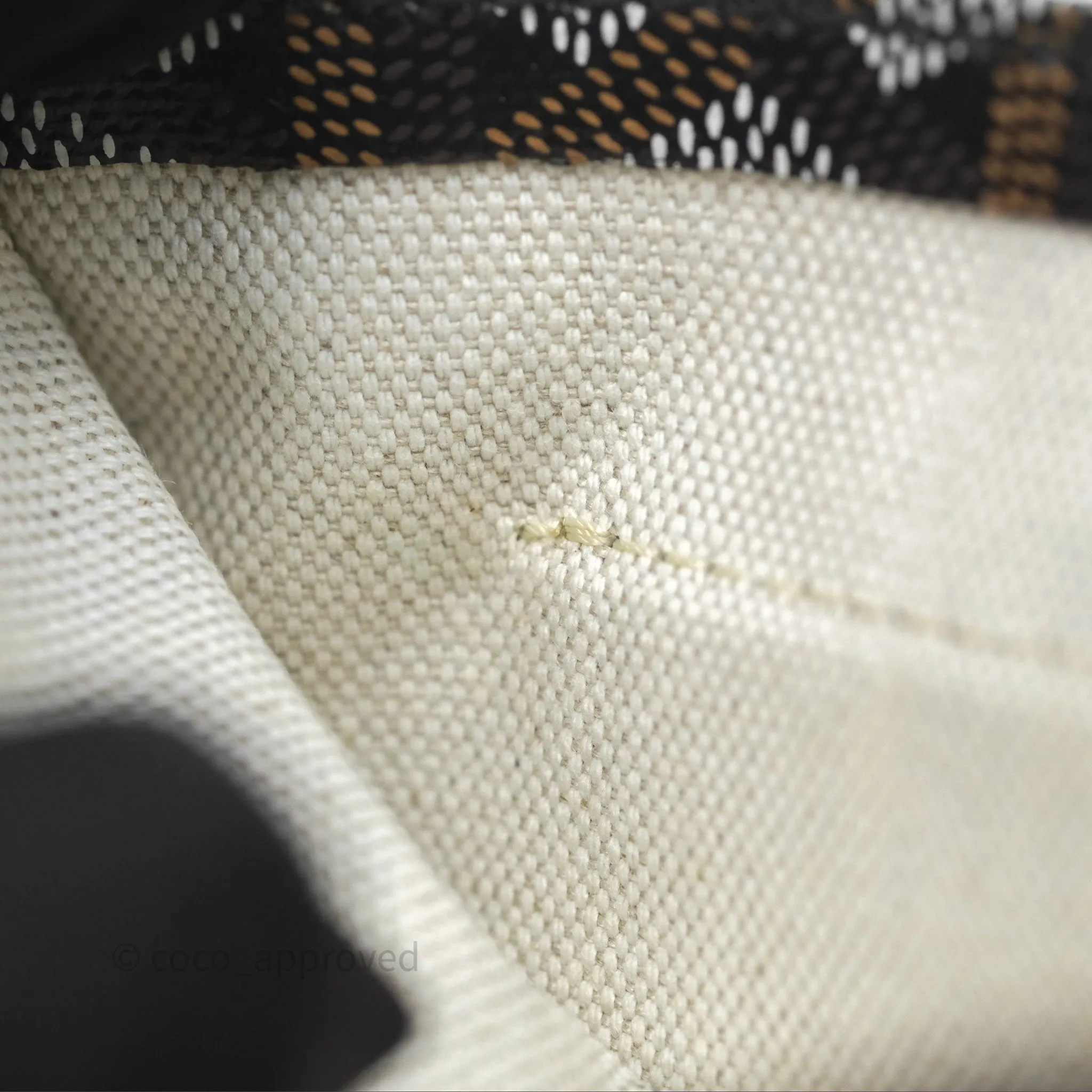 Goyard Saint Louis Black Goyardine Canvas PM