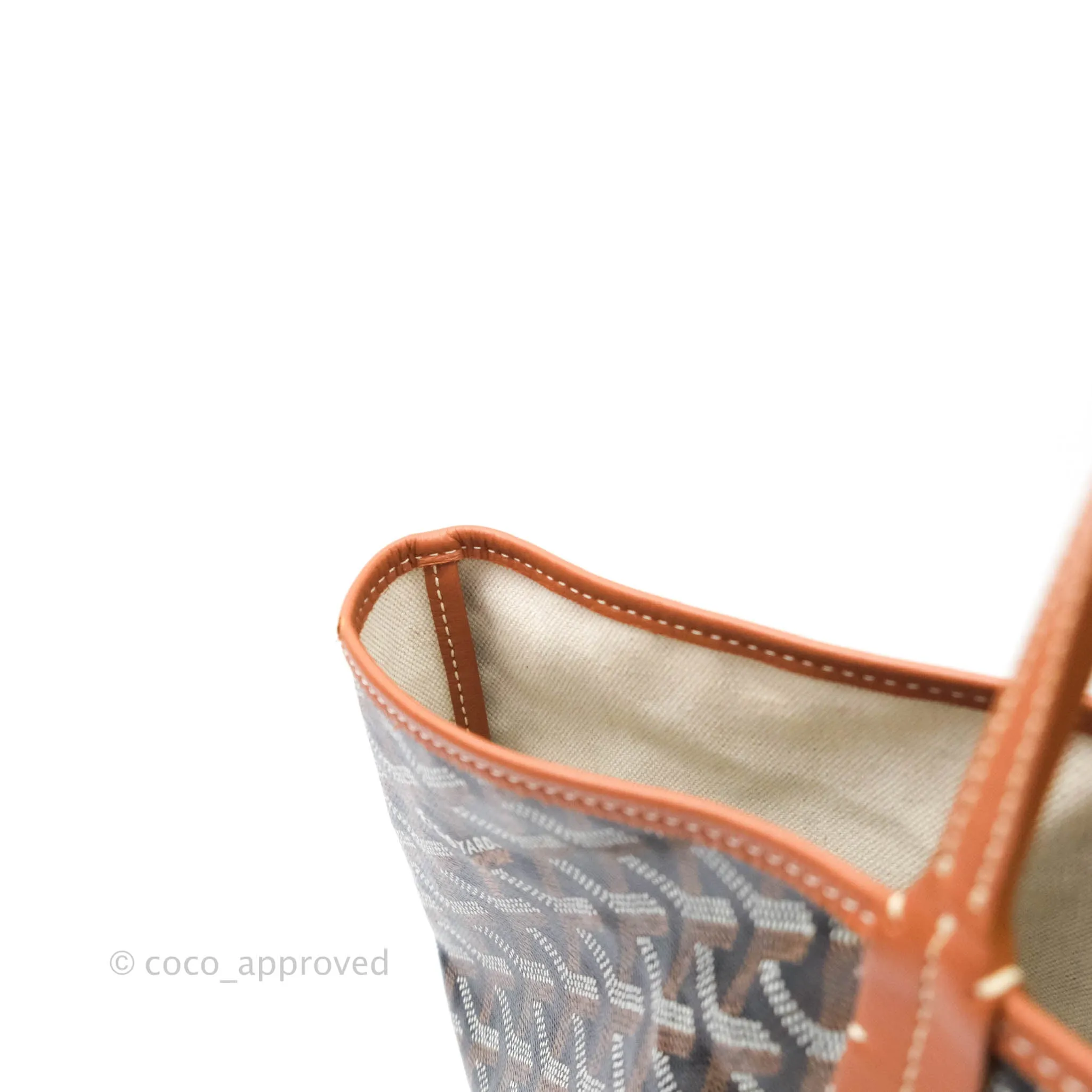Goyard Saint Louis Black/Tan PM