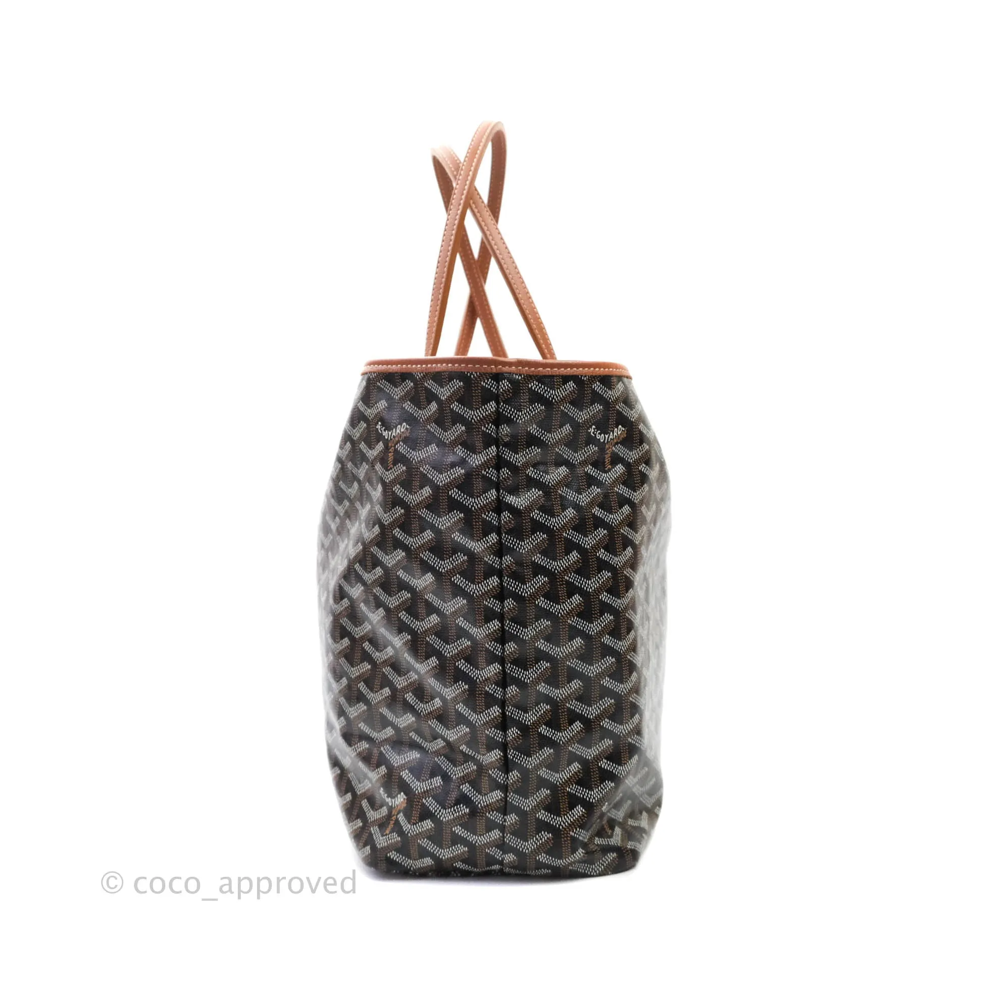 Goyard Saint Louis Black/Tan PM