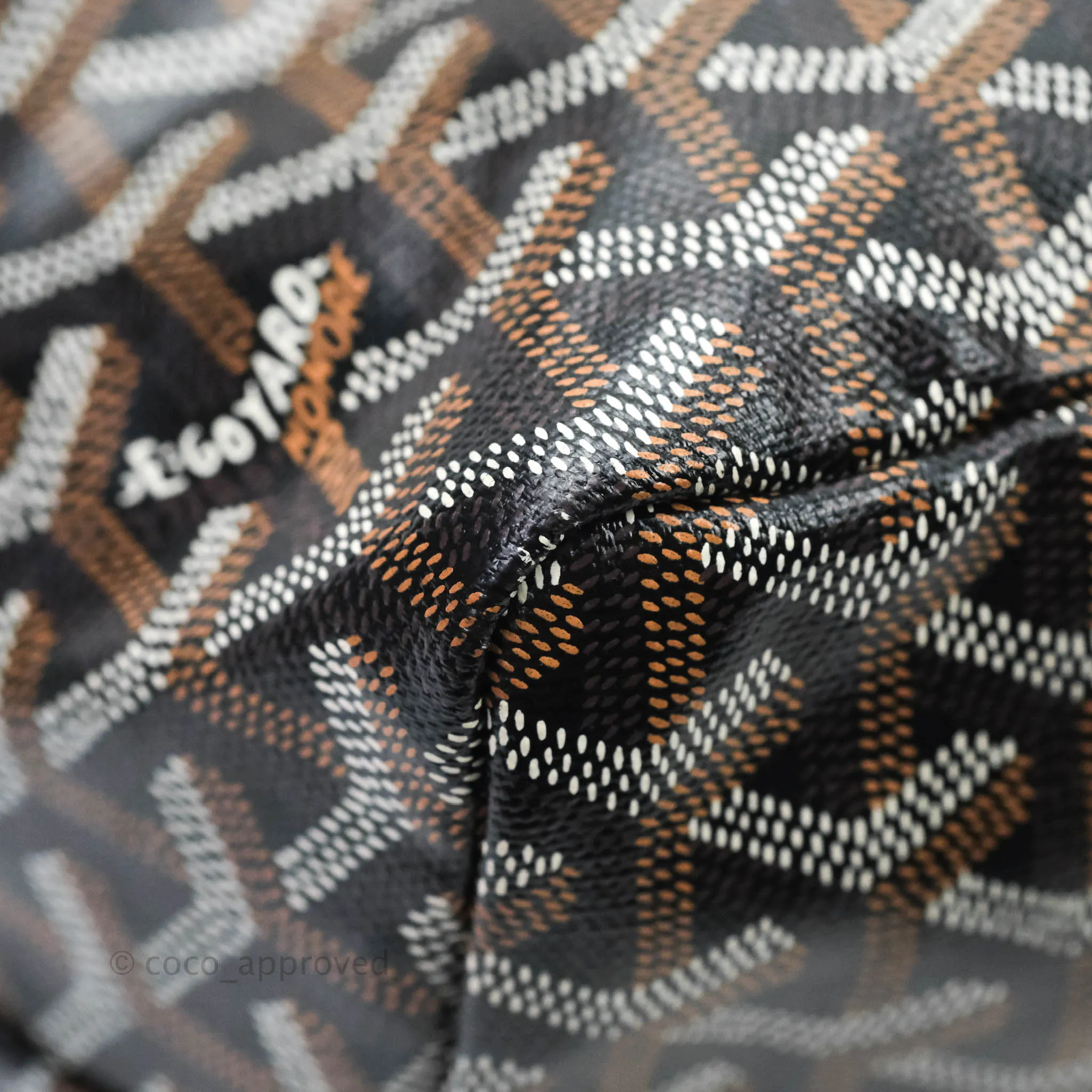 Goyard Saint Louis Black/Tan PM