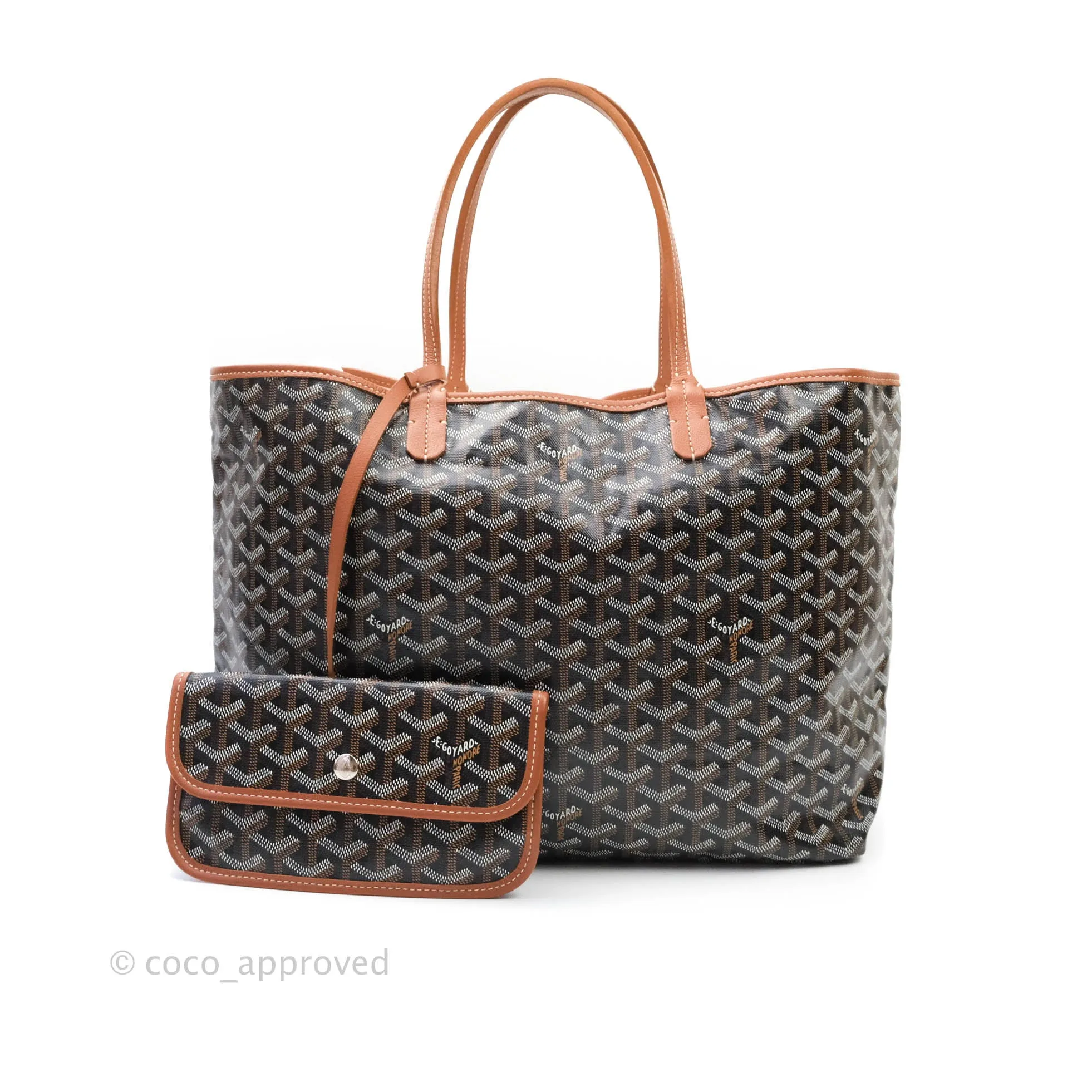 Goyard Saint Louis Black/Tan PM