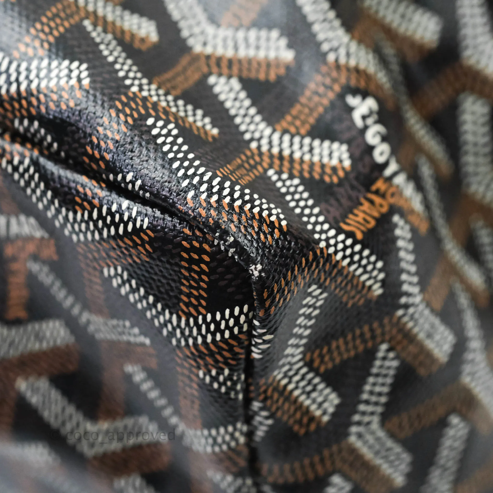 Goyard Saint Louis Black/Tan PM