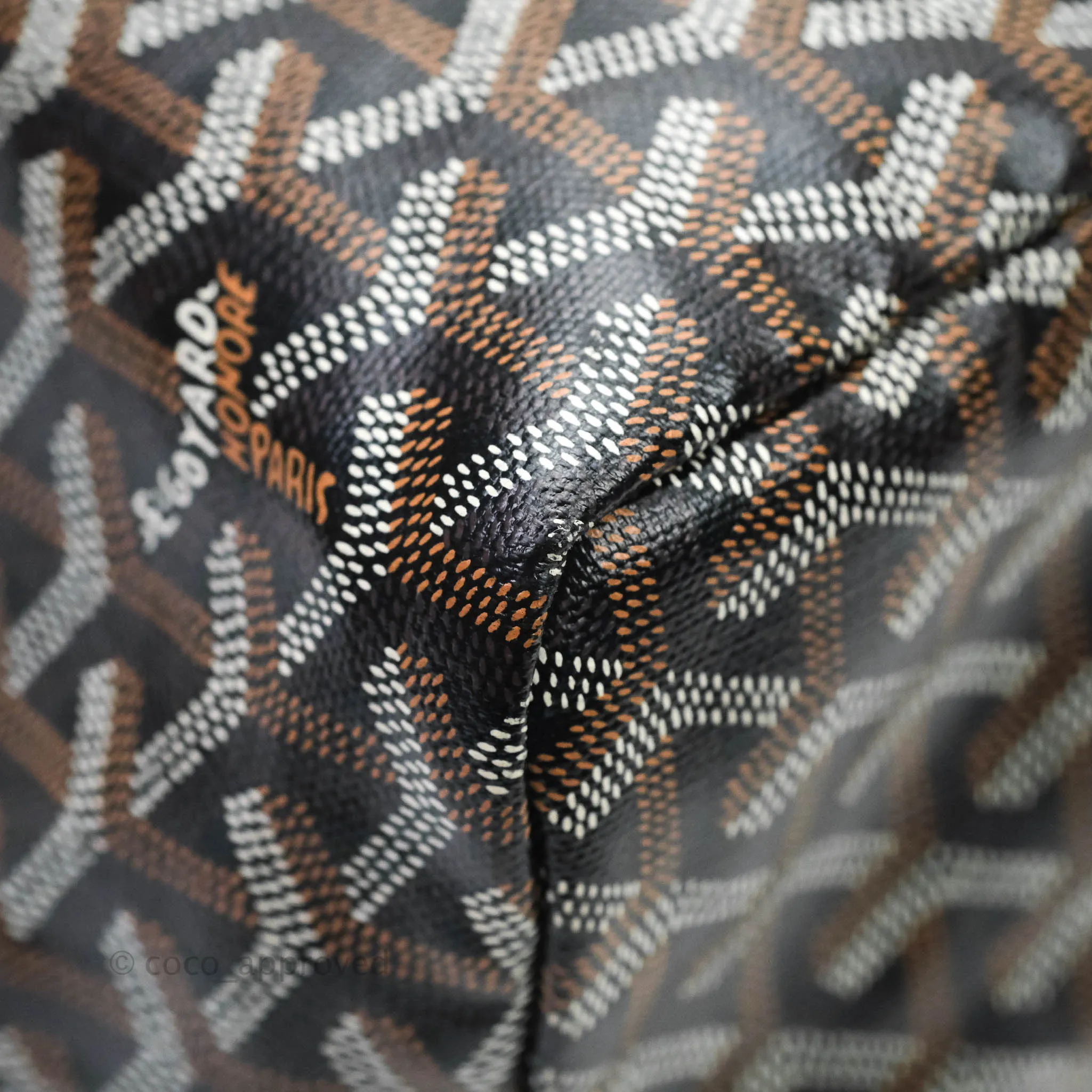 Goyard Saint Louis Black/Tan PM