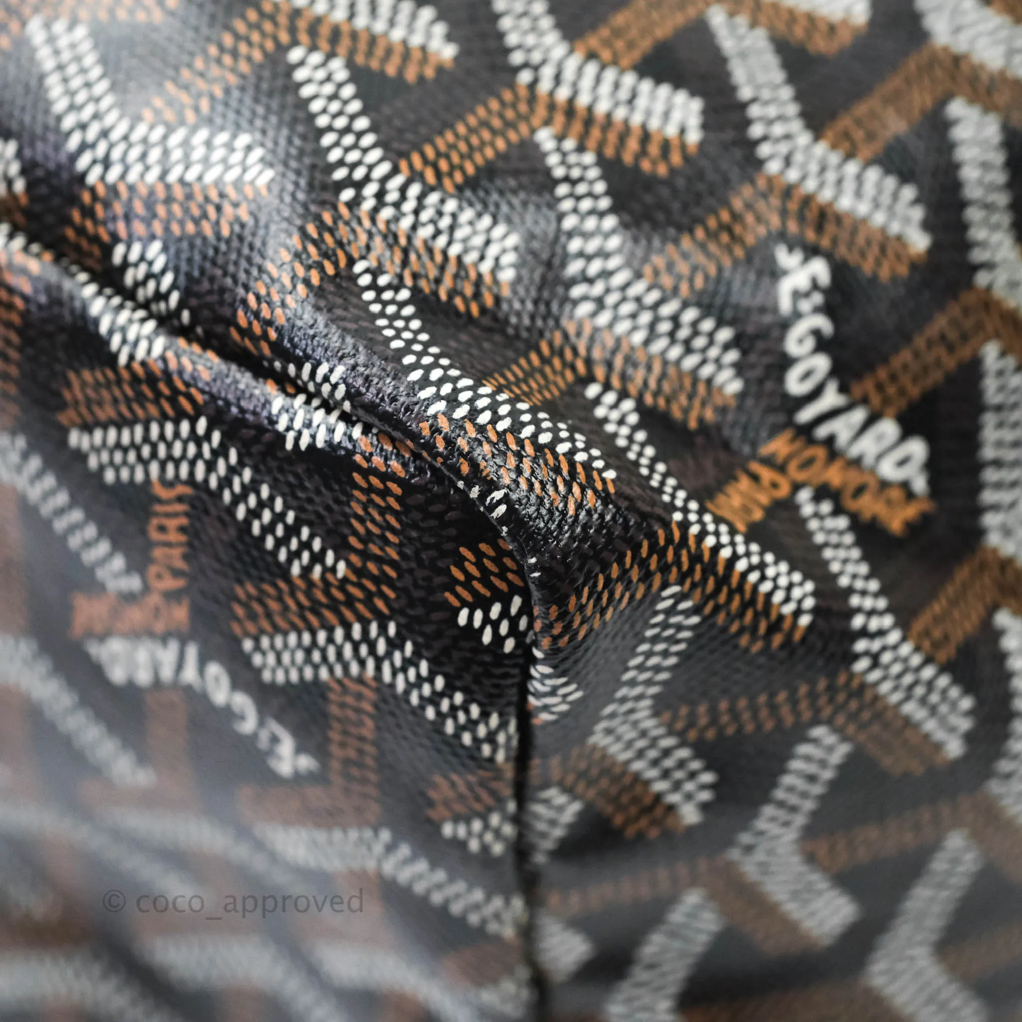 Goyard Saint Louis Black/Tan PM