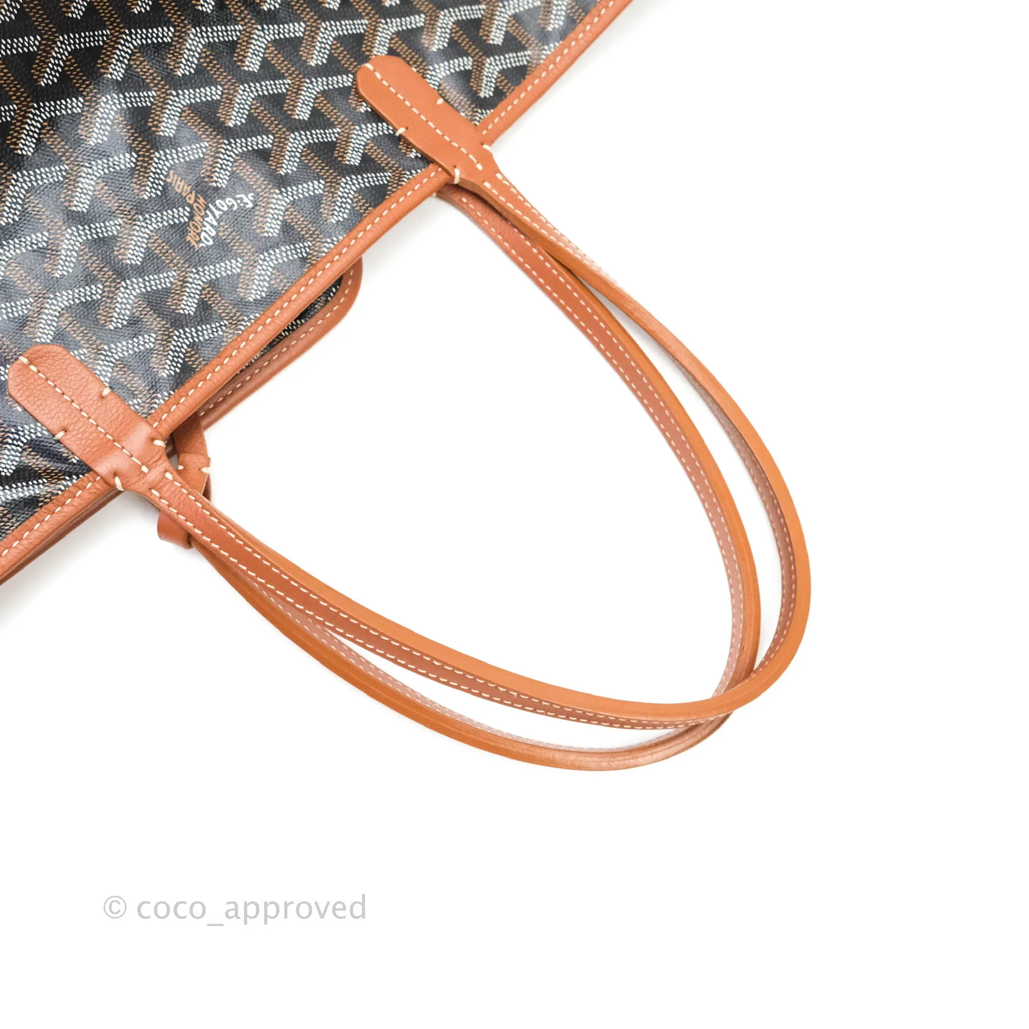 Goyard Saint Louis Black/Tan PM