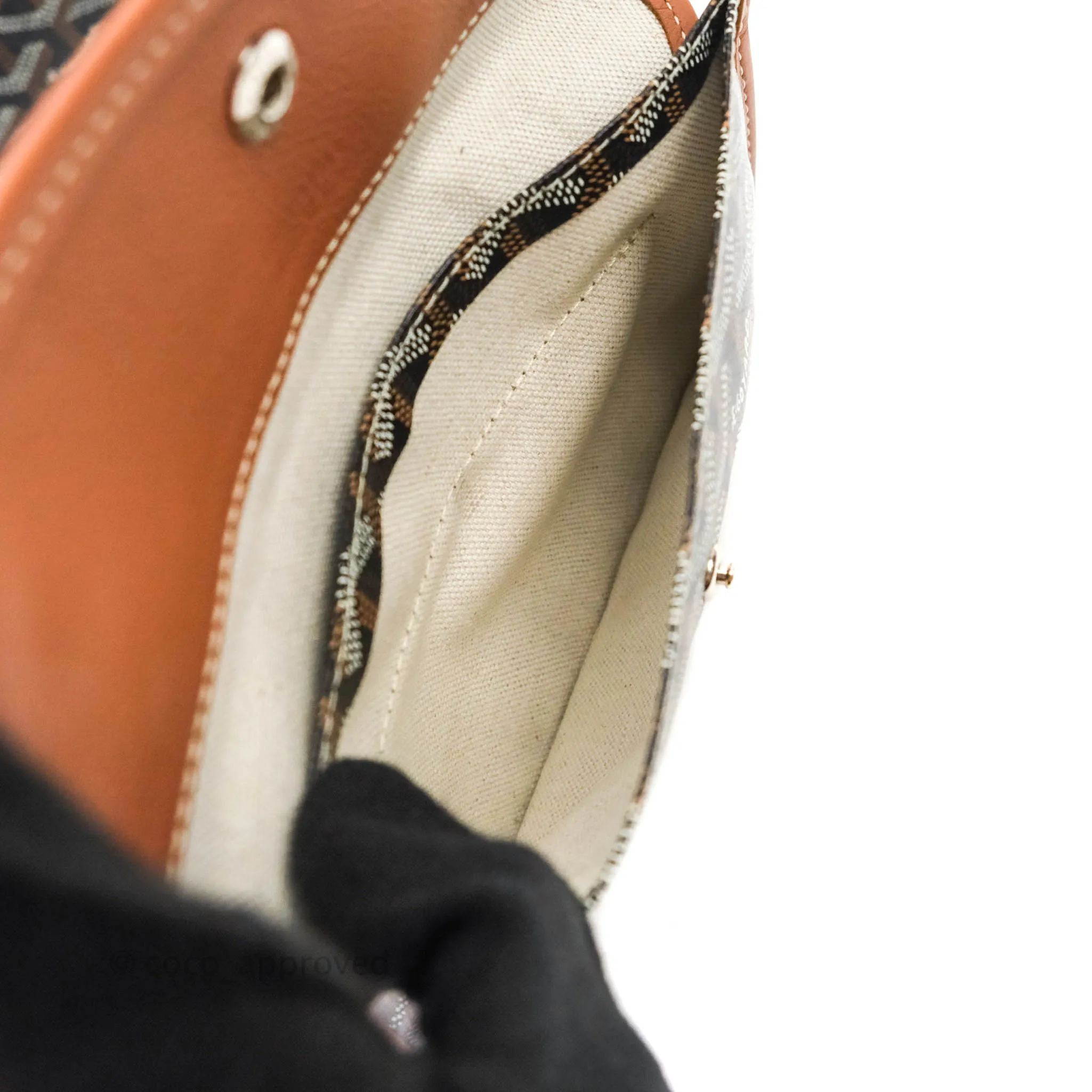 Goyard Saint Louis Black/Tan PM