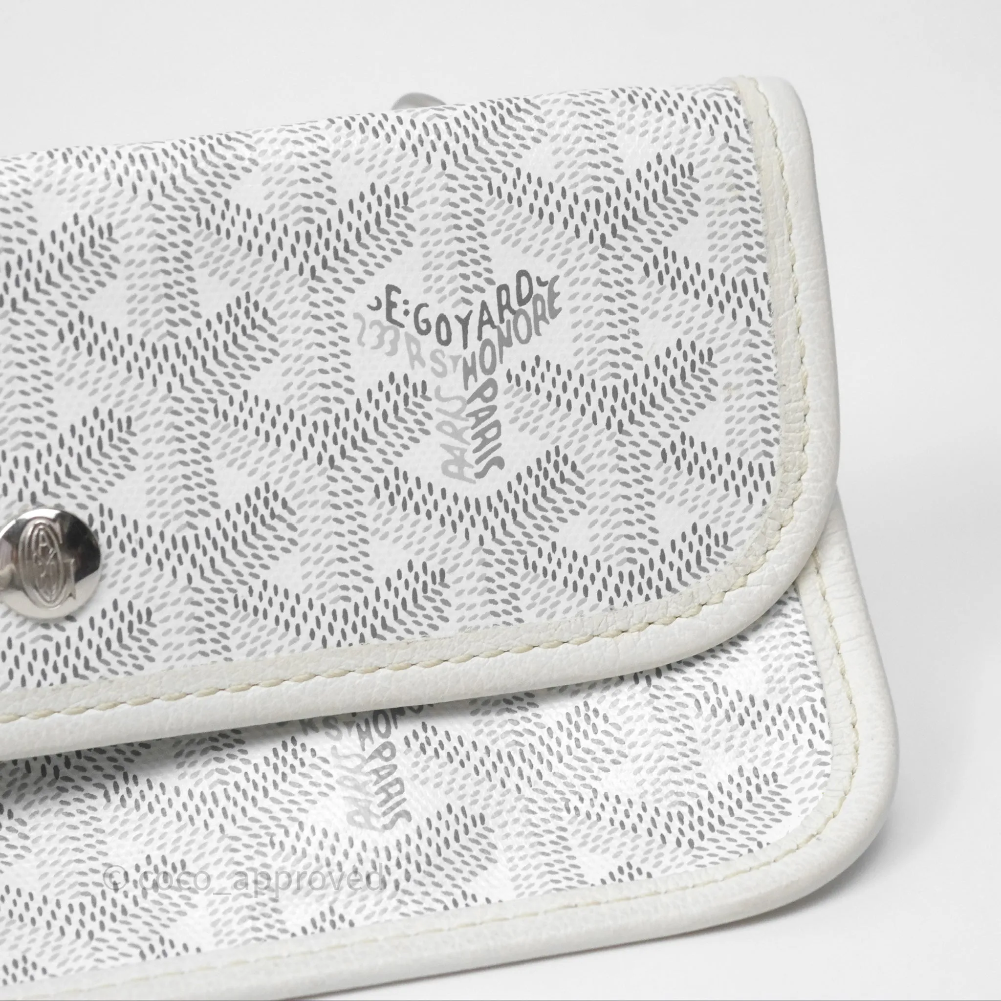 Goyard Saint Louis Tote Bag GM Blanc White