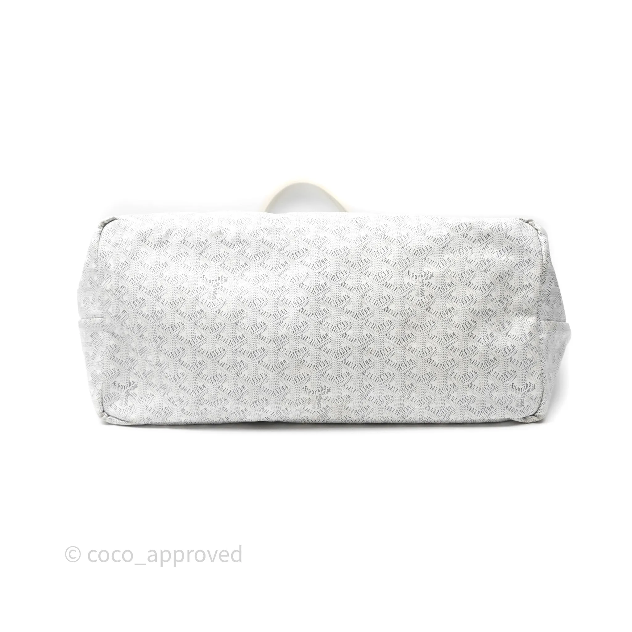 Goyard Saint Louis Tote Bag GM Blanc White