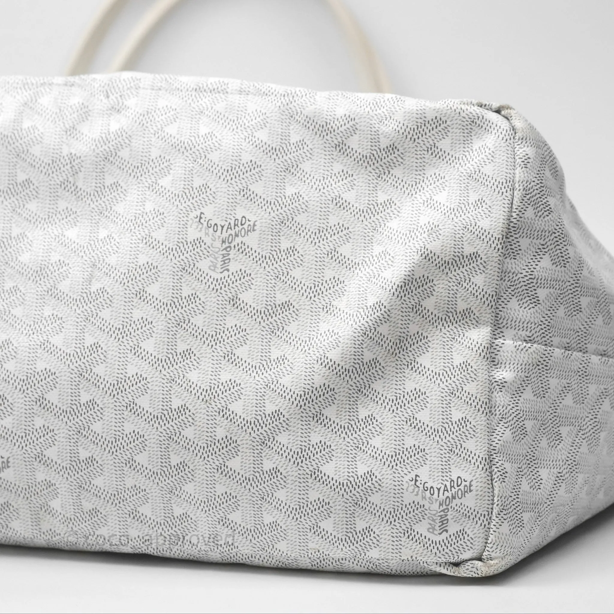 Goyard Saint Louis Tote Bag GM Blanc White