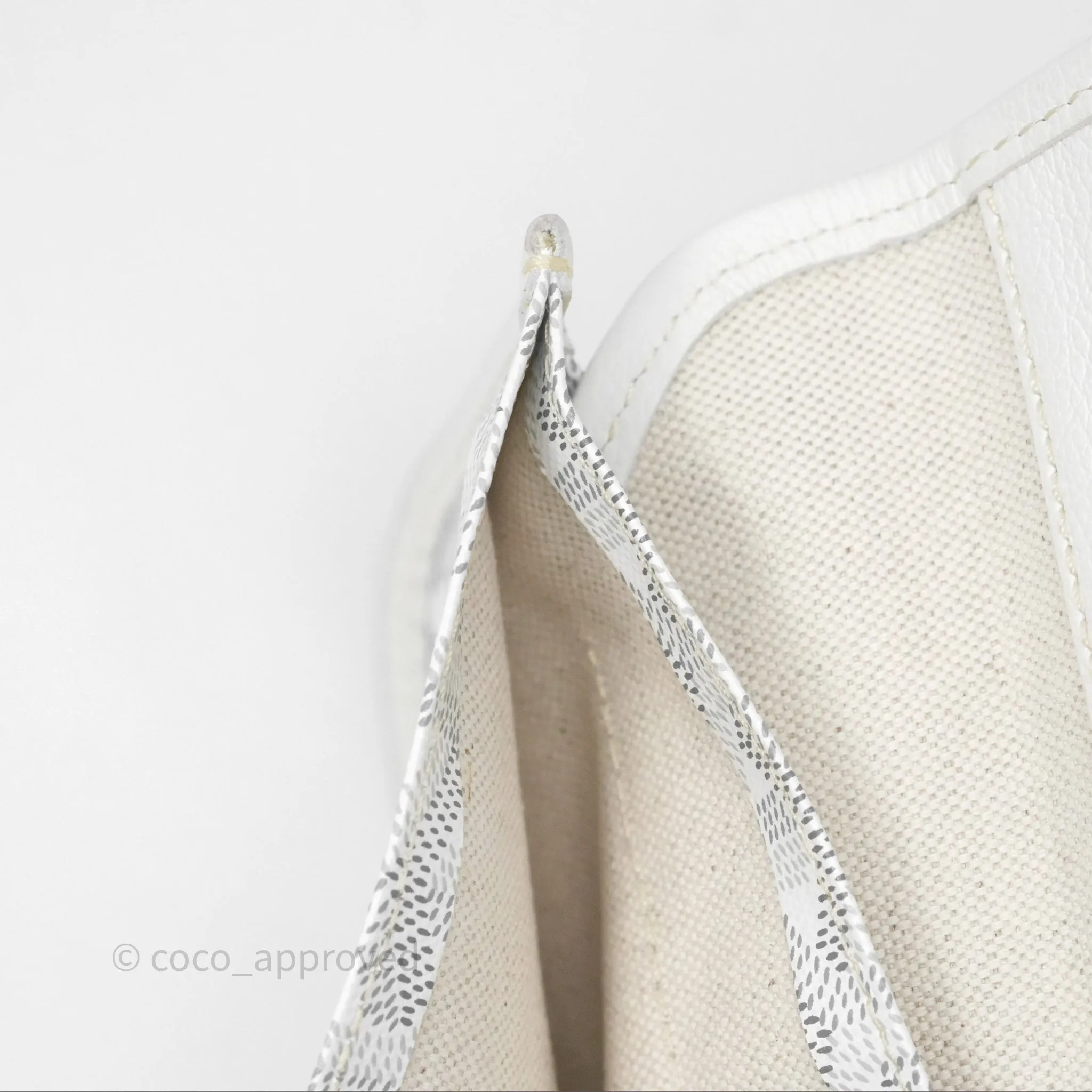 Goyard Saint Louis Tote Bag GM Blanc White
