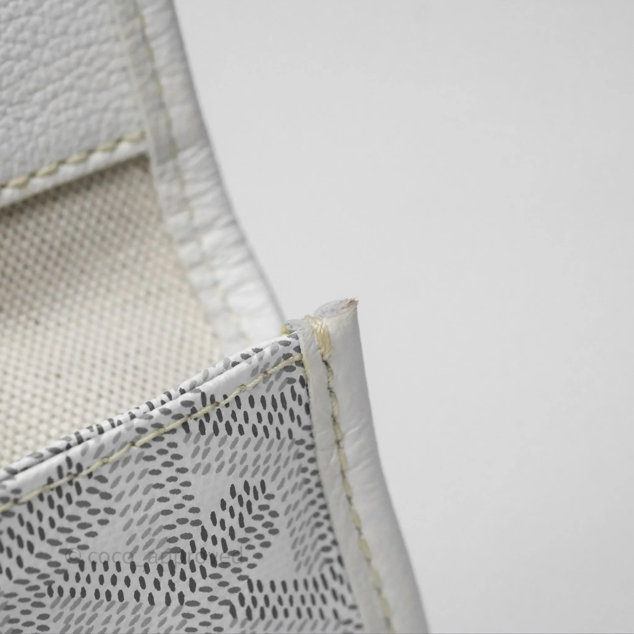 Goyard Saint Louis Tote Bag GM Blanc White