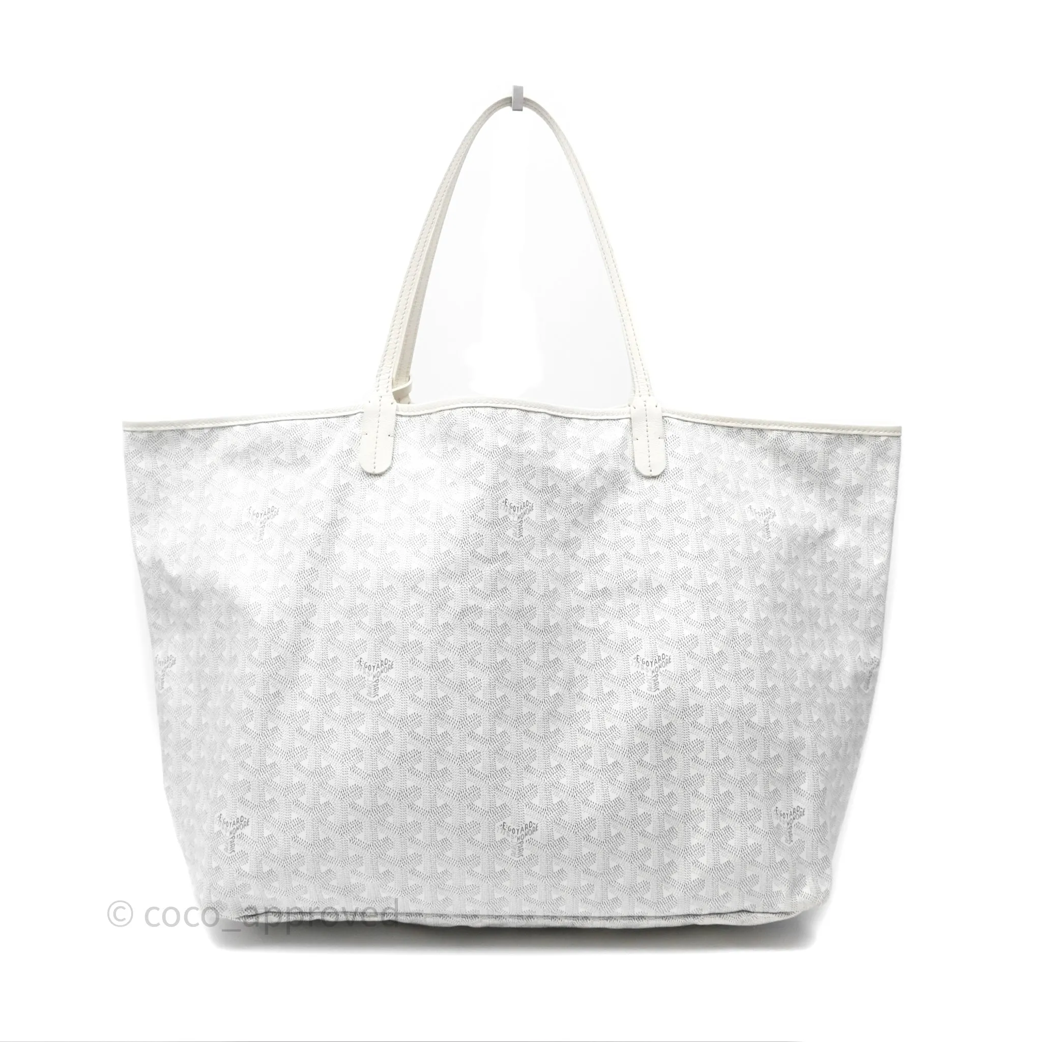 Goyard Saint Louis Tote Bag GM Blanc White