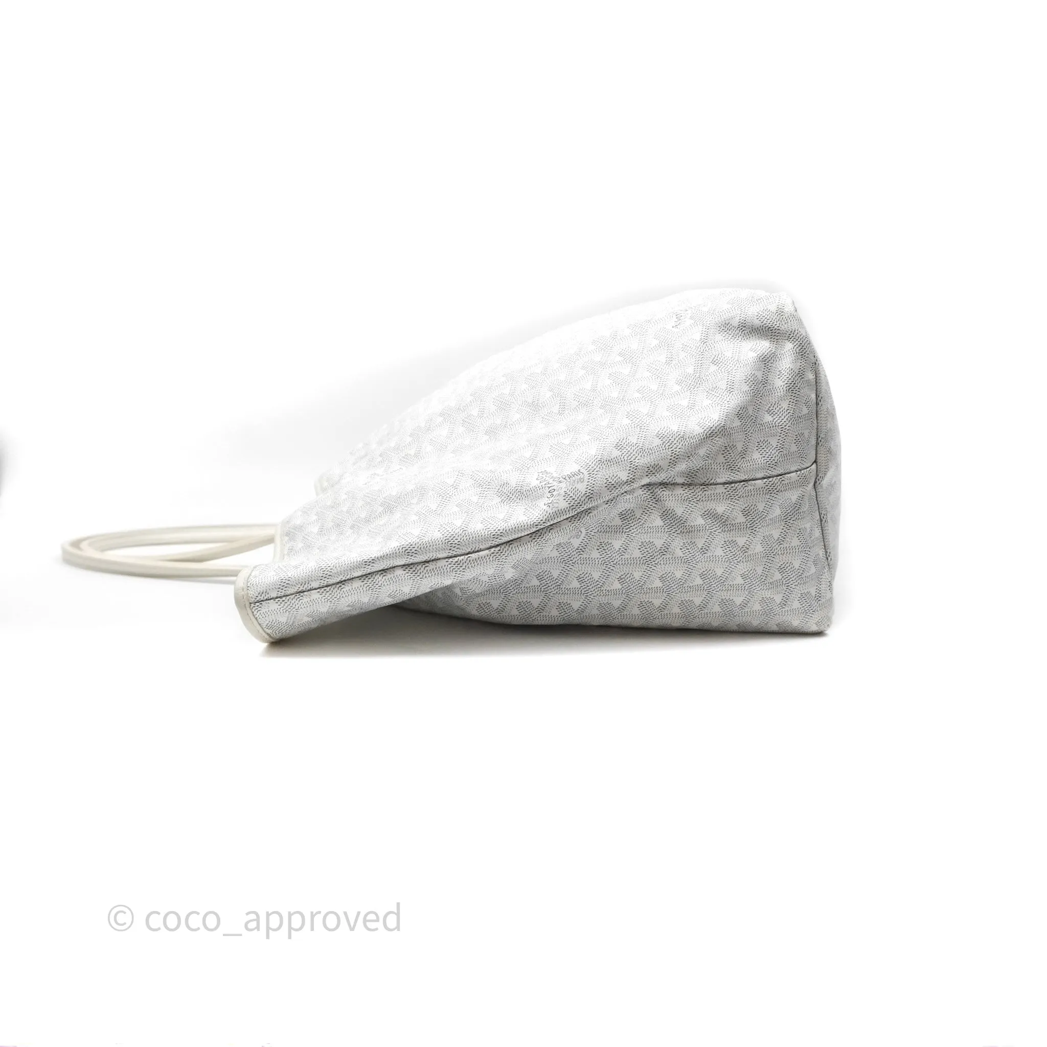 Goyard Saint Louis Tote Bag GM Blanc White