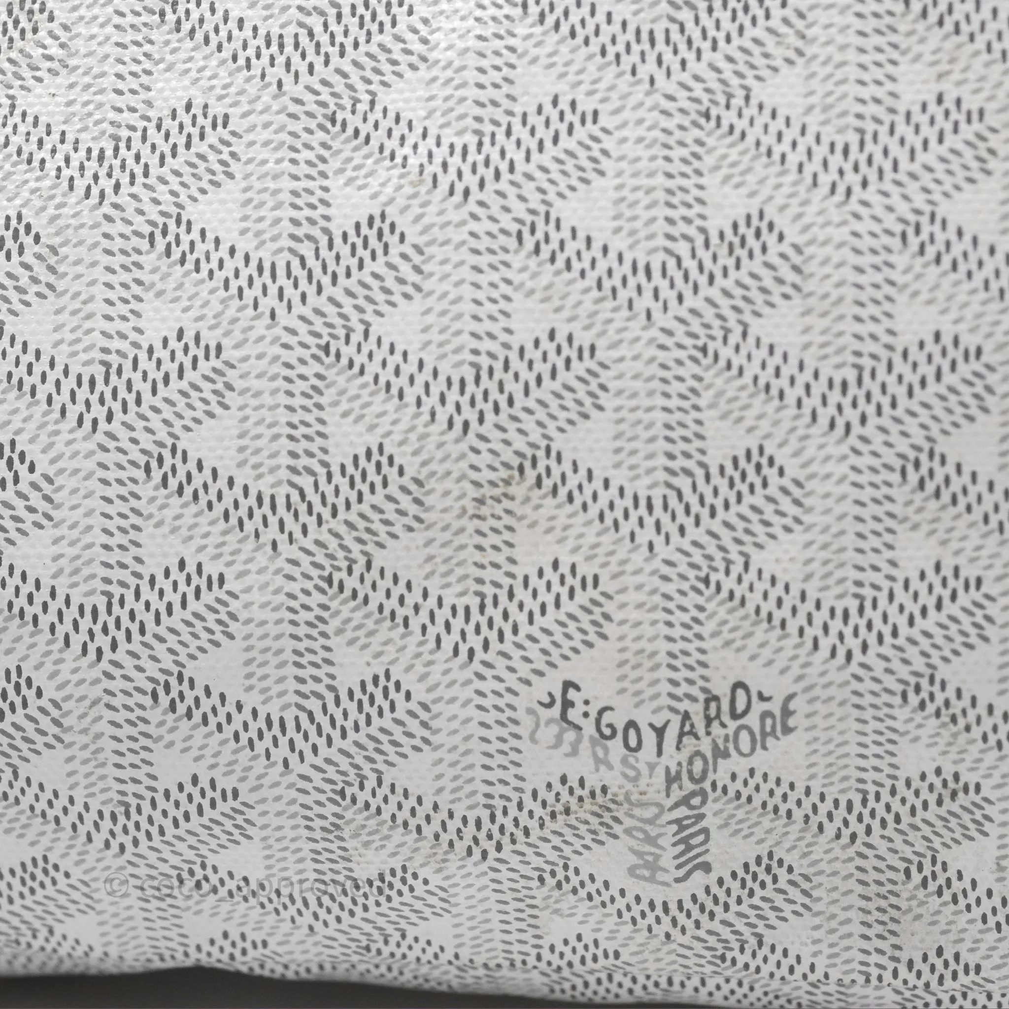 Goyard Saint Louis Tote Bag GM Blanc White