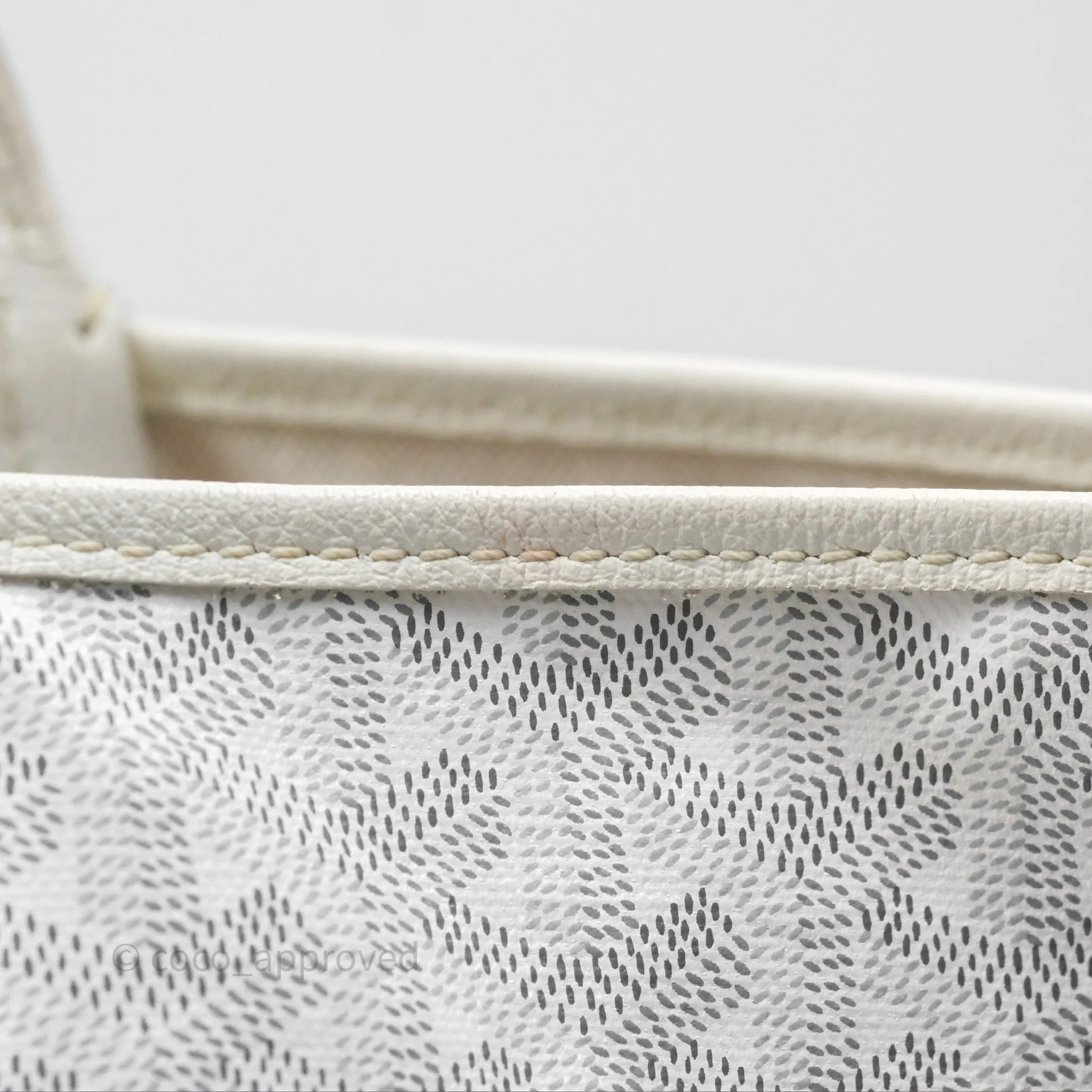 Goyard Saint Louis Tote Bag GM Blanc White