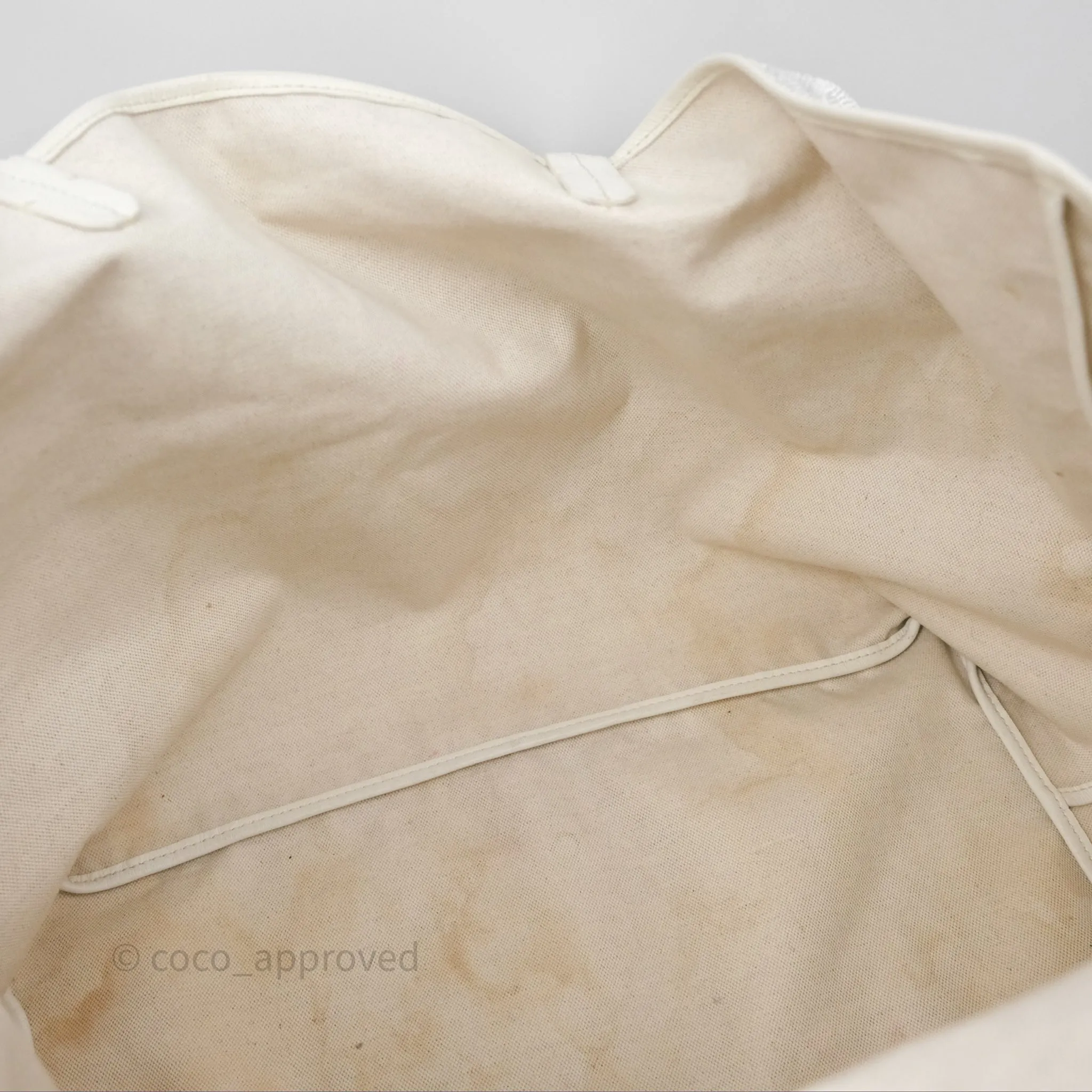 Goyard Saint Louis Tote Bag GM Blanc White