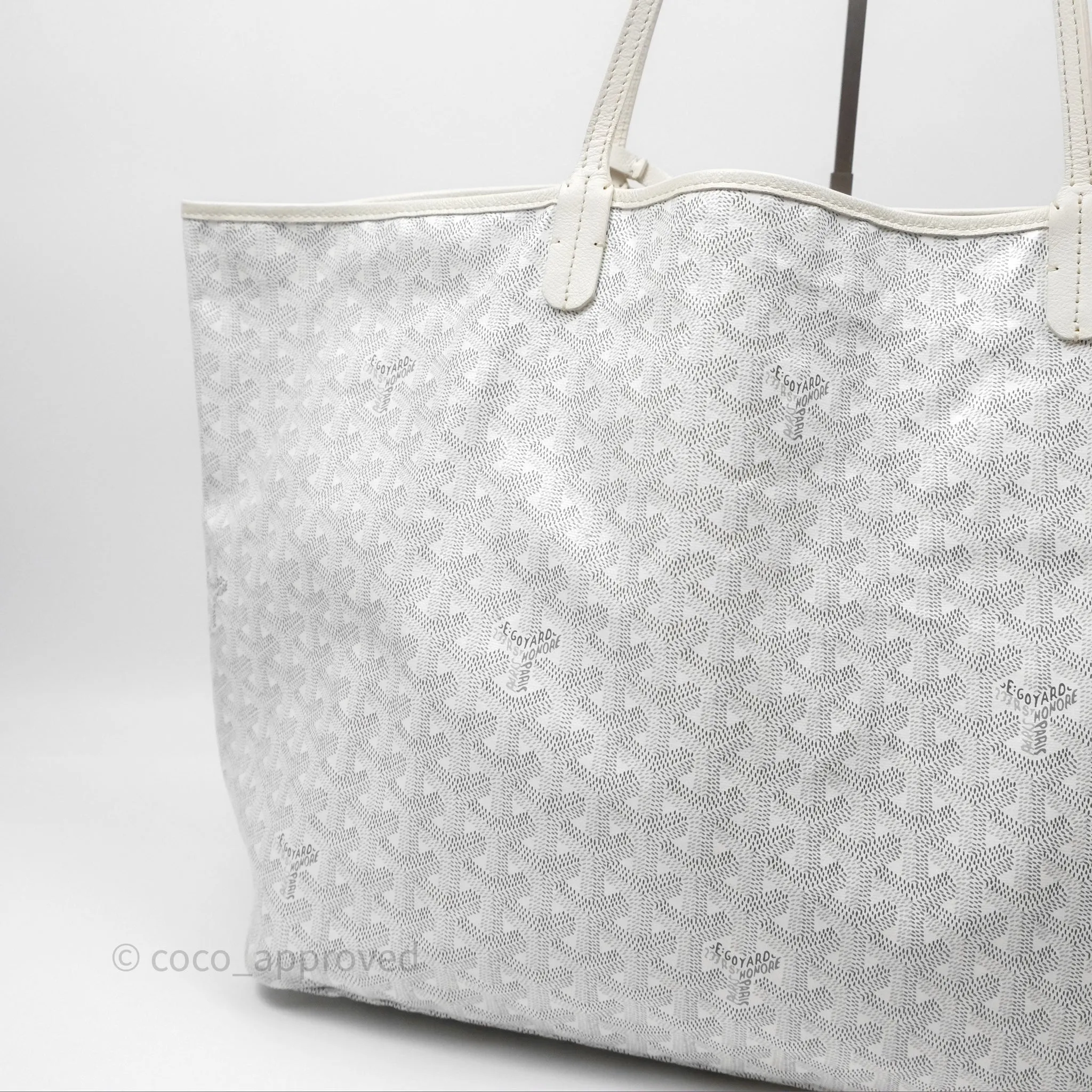 Goyard Saint Louis Tote Bag GM Blanc White