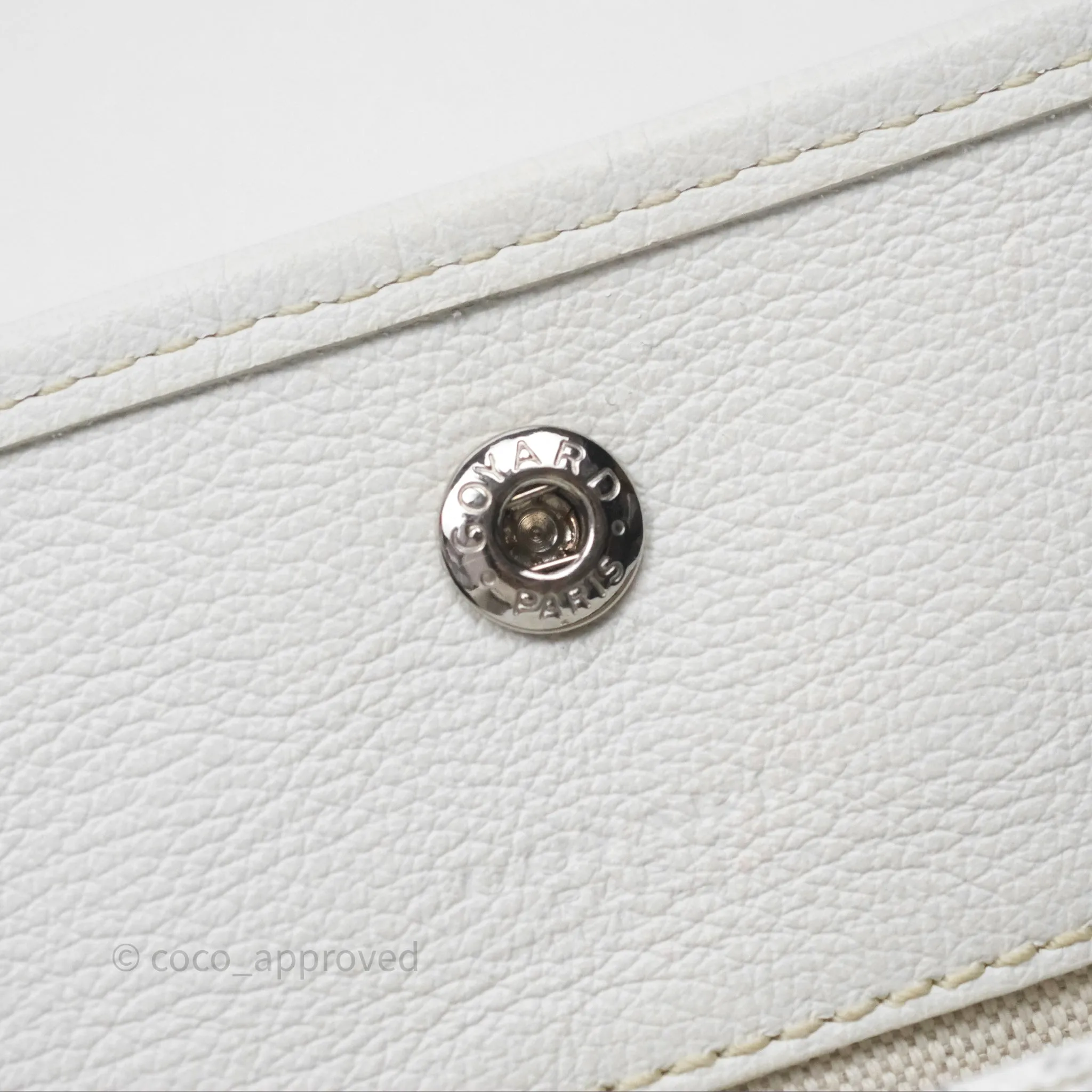 Goyard Saint Louis Tote Bag GM Blanc White